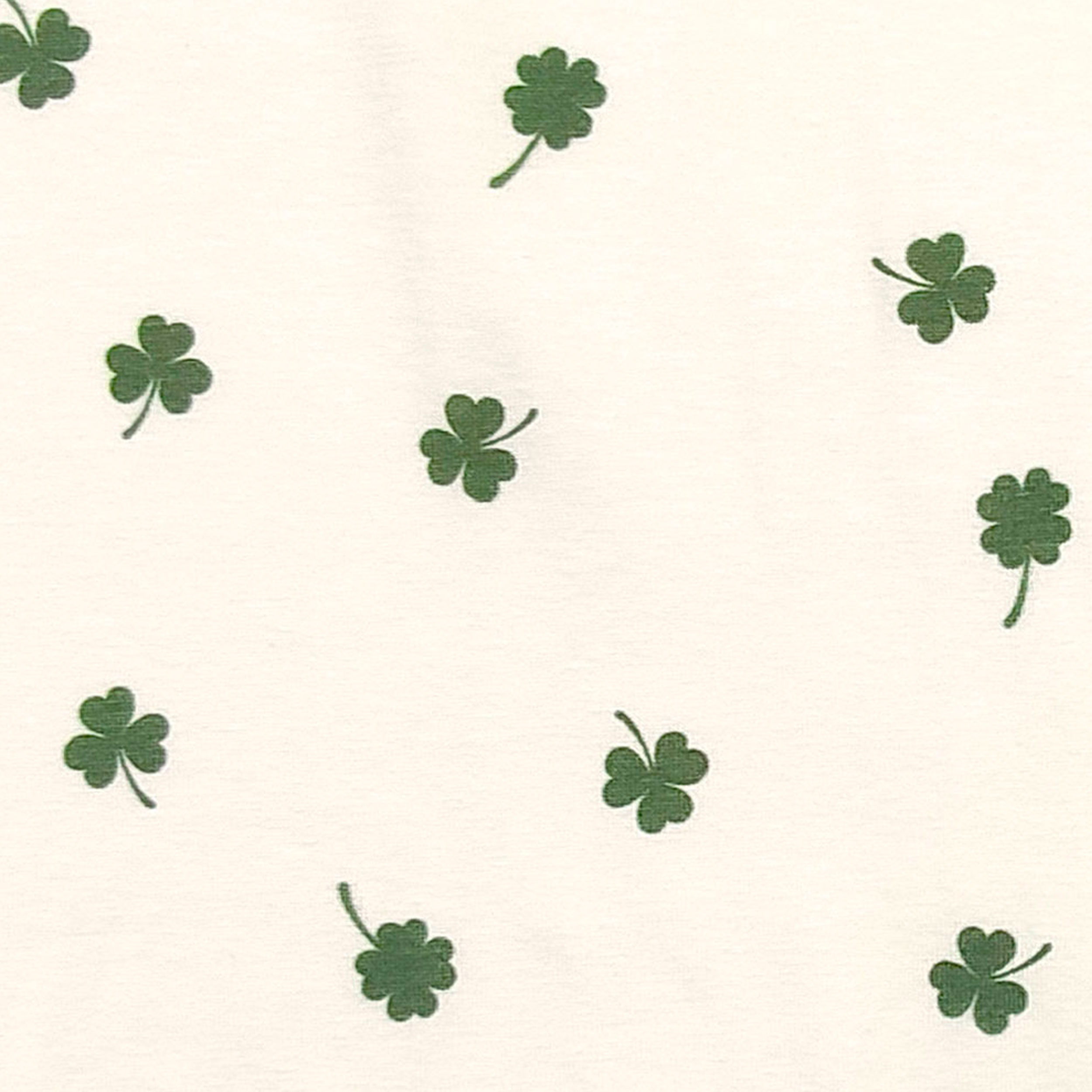 Jersey Cotton Clover Pattern