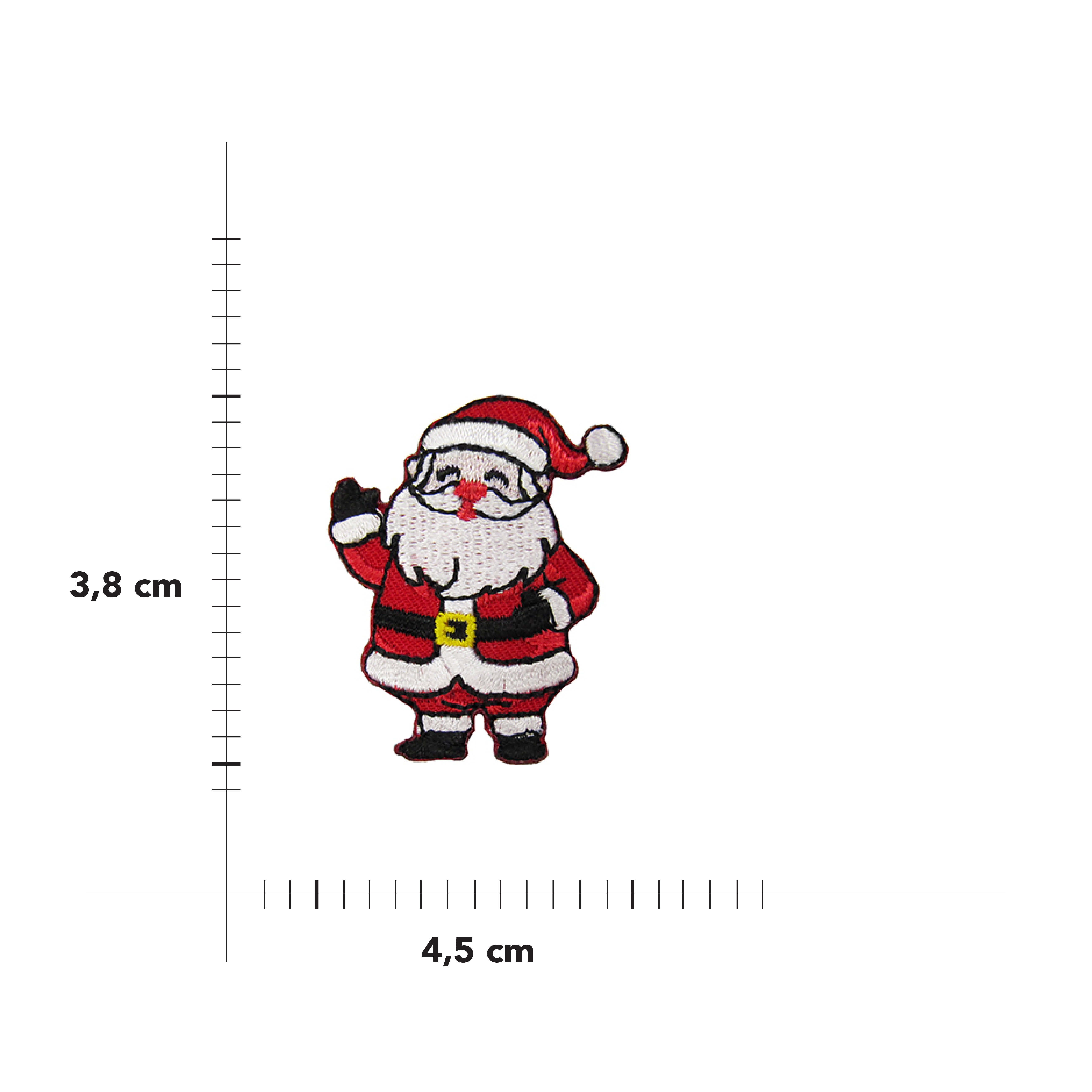Santa Claus Christmas Thermoadhesive Application Image