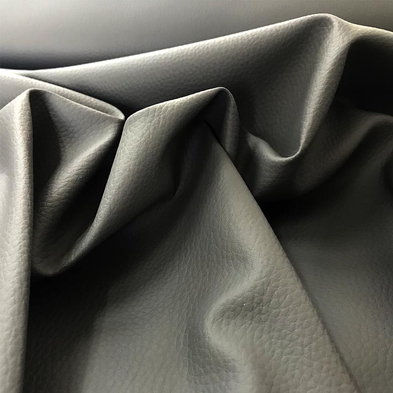 Découpe Faux cuir souple Gris foncé 100x140 cm Image