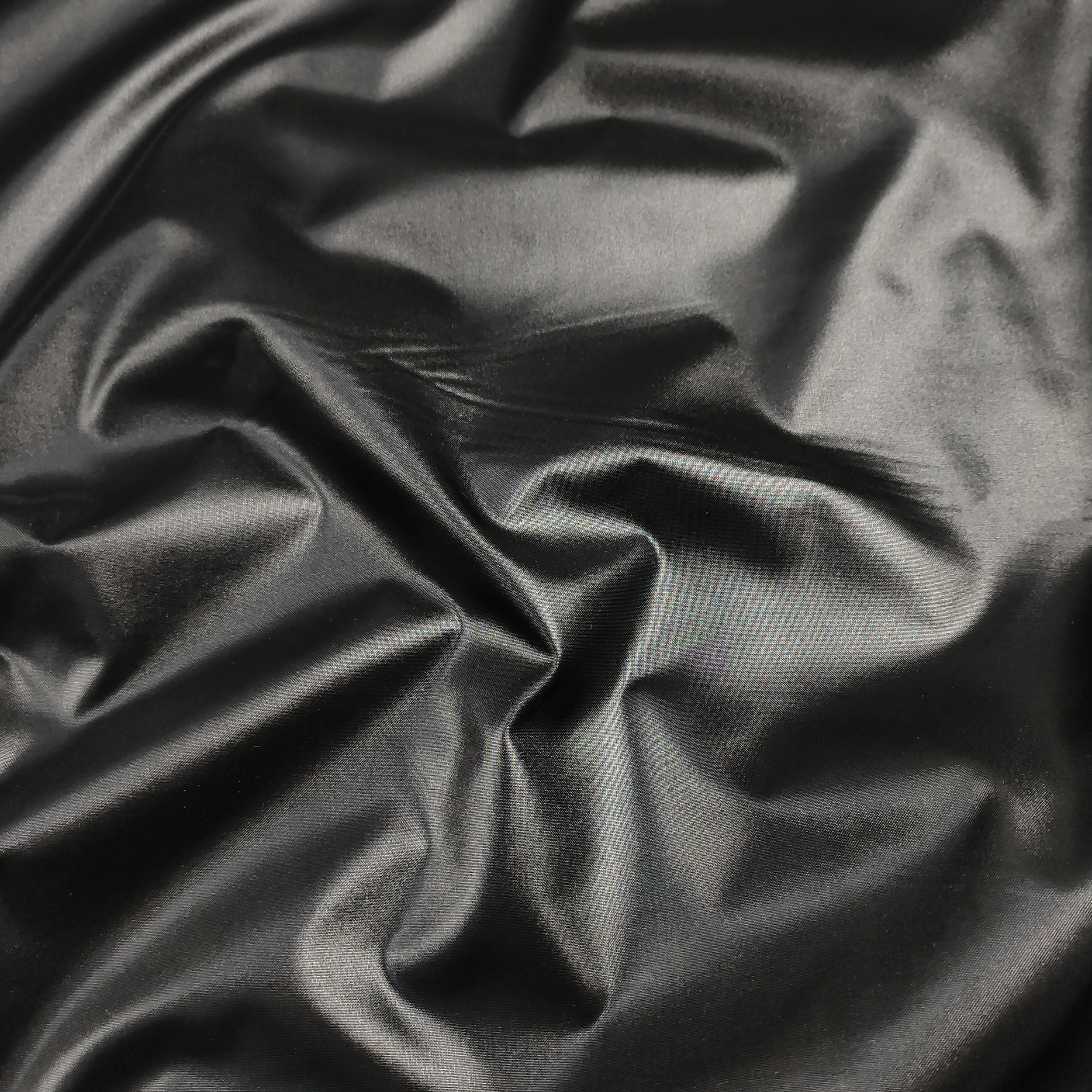 Glossy Black Waterproof Fabric