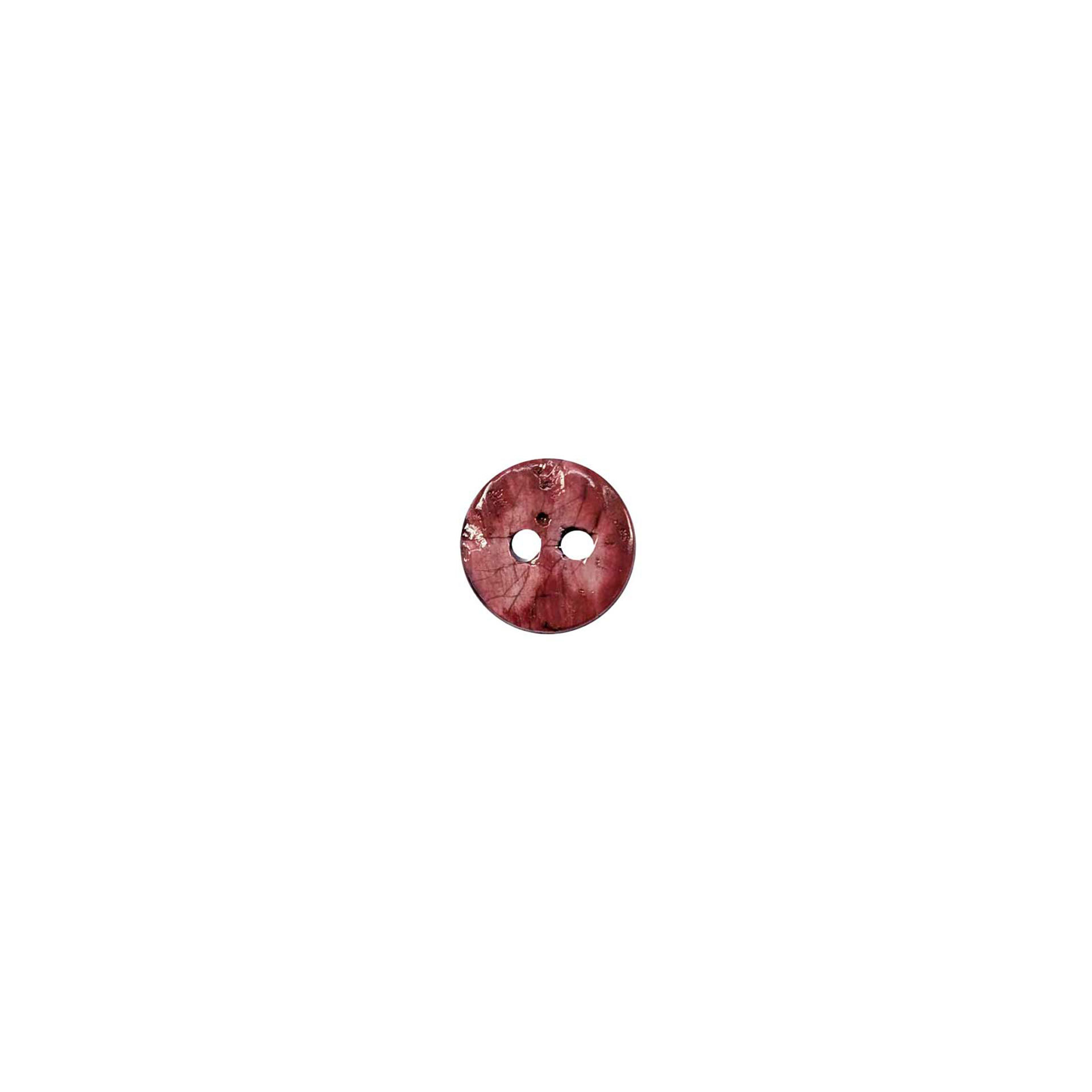 Mother-of-pearl button 2 holes Mauve Image