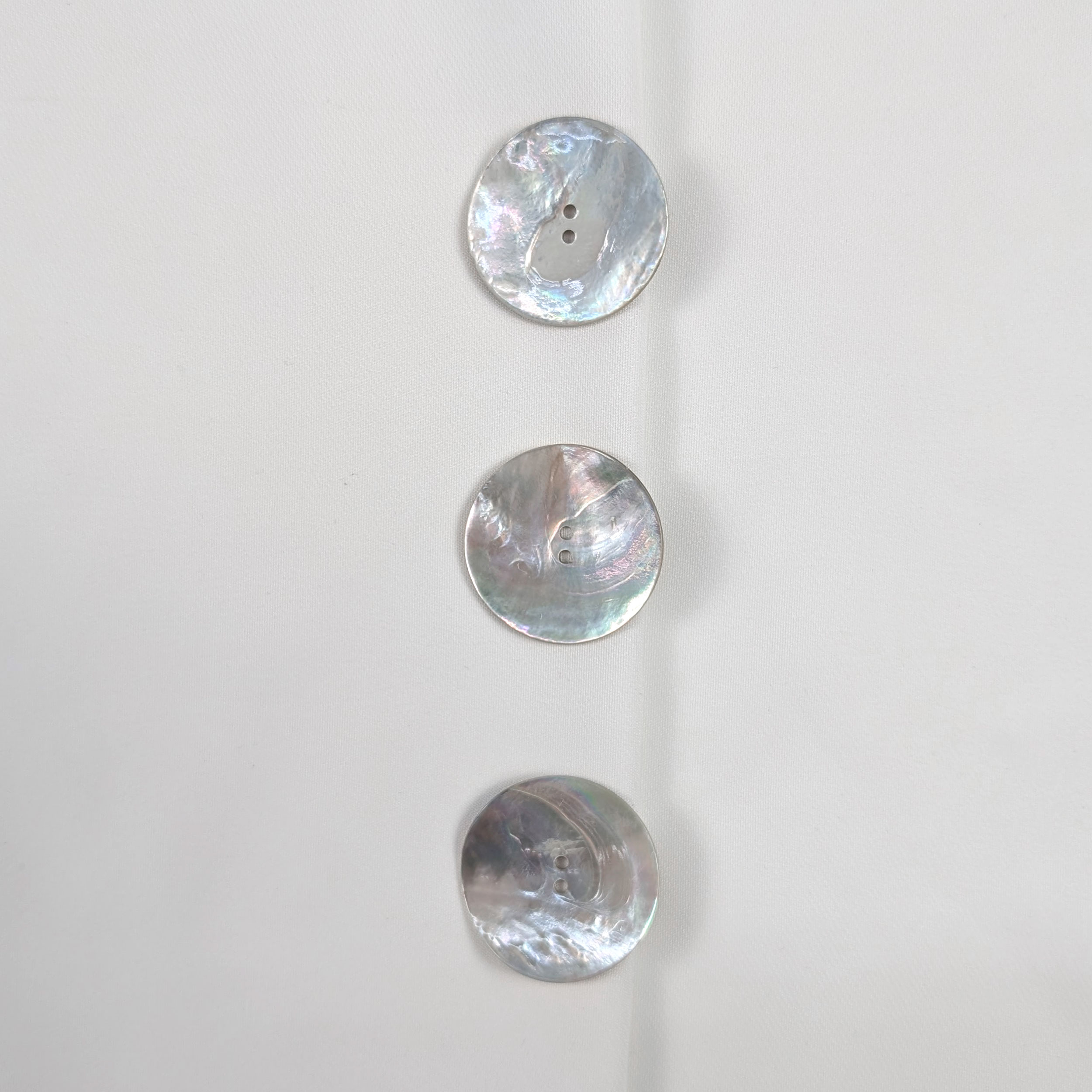 Natural Mother-of-Pearl Button 2 Holes Image