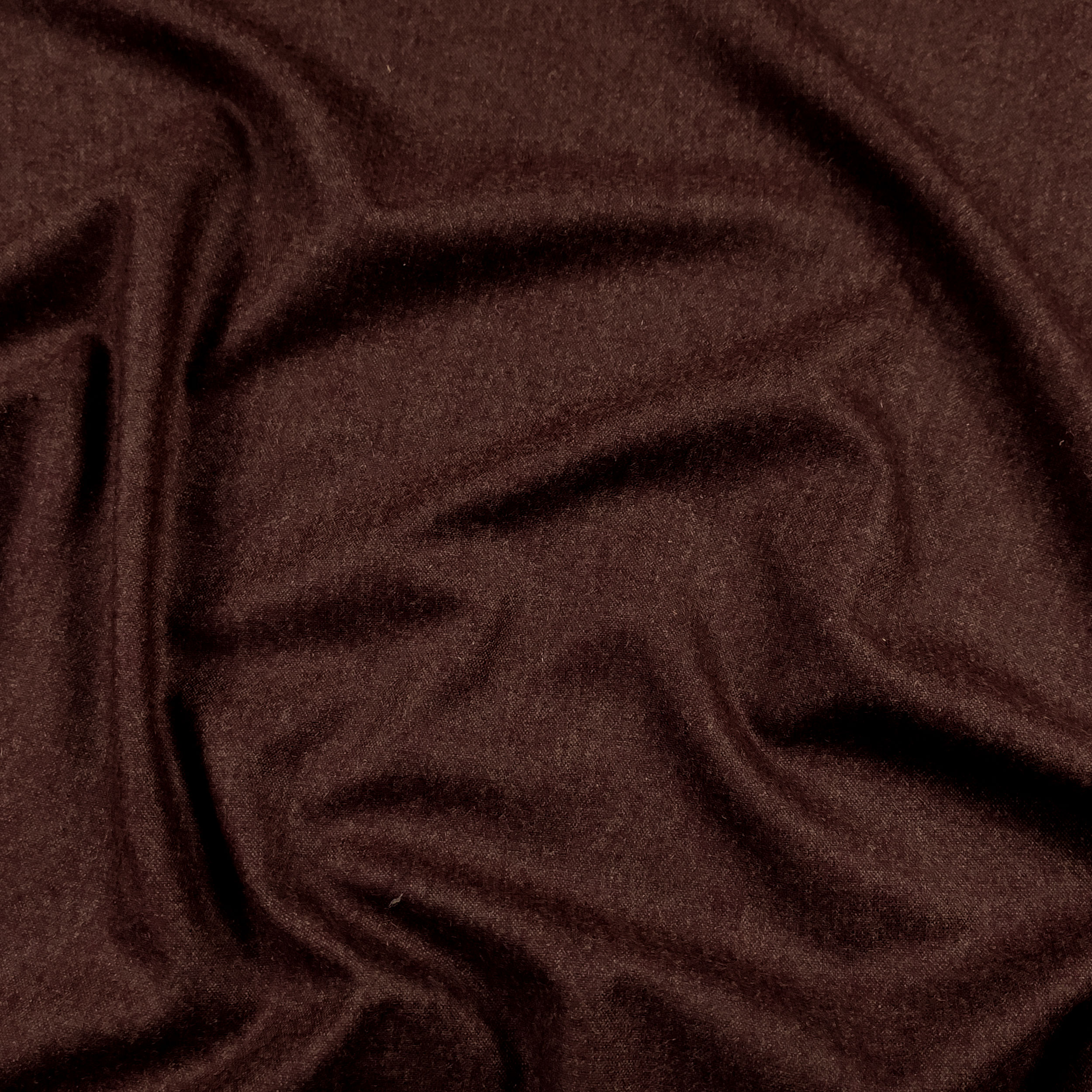 Tissu en pur coton mélangé Bordeaux