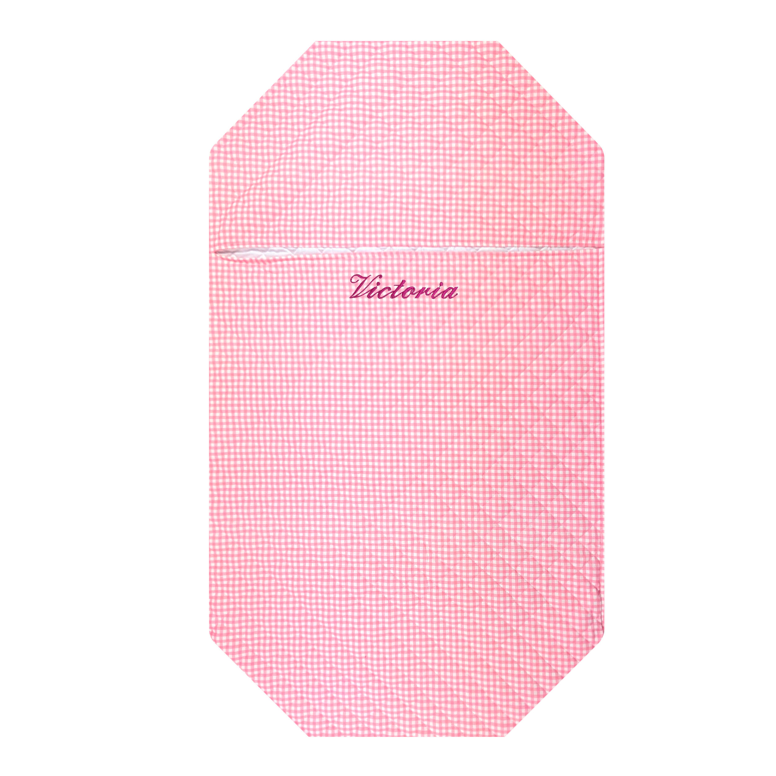 Shaped Sleeping Bag for Brandy Squares Pink