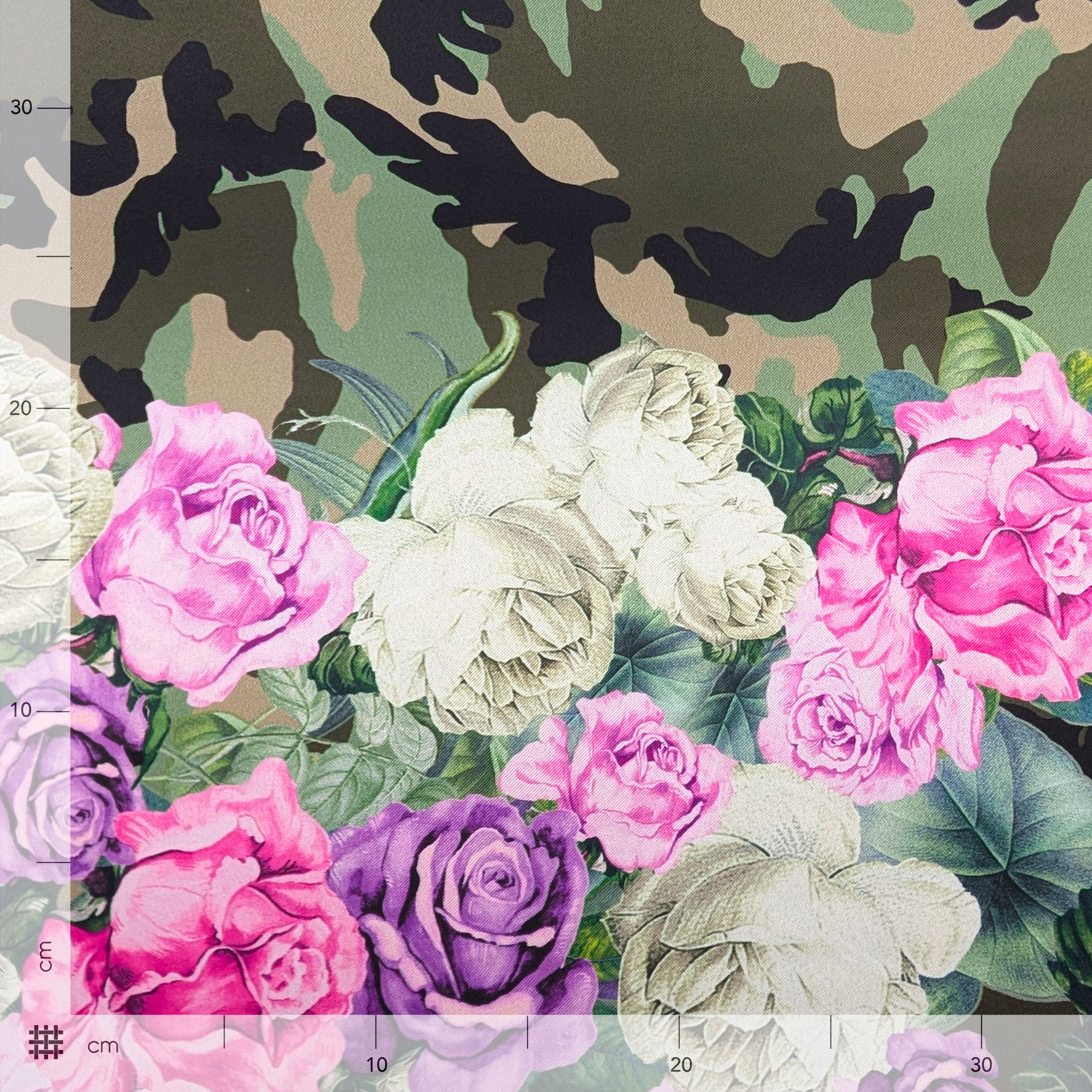 Duchesse Camouflage Fleurs Mode