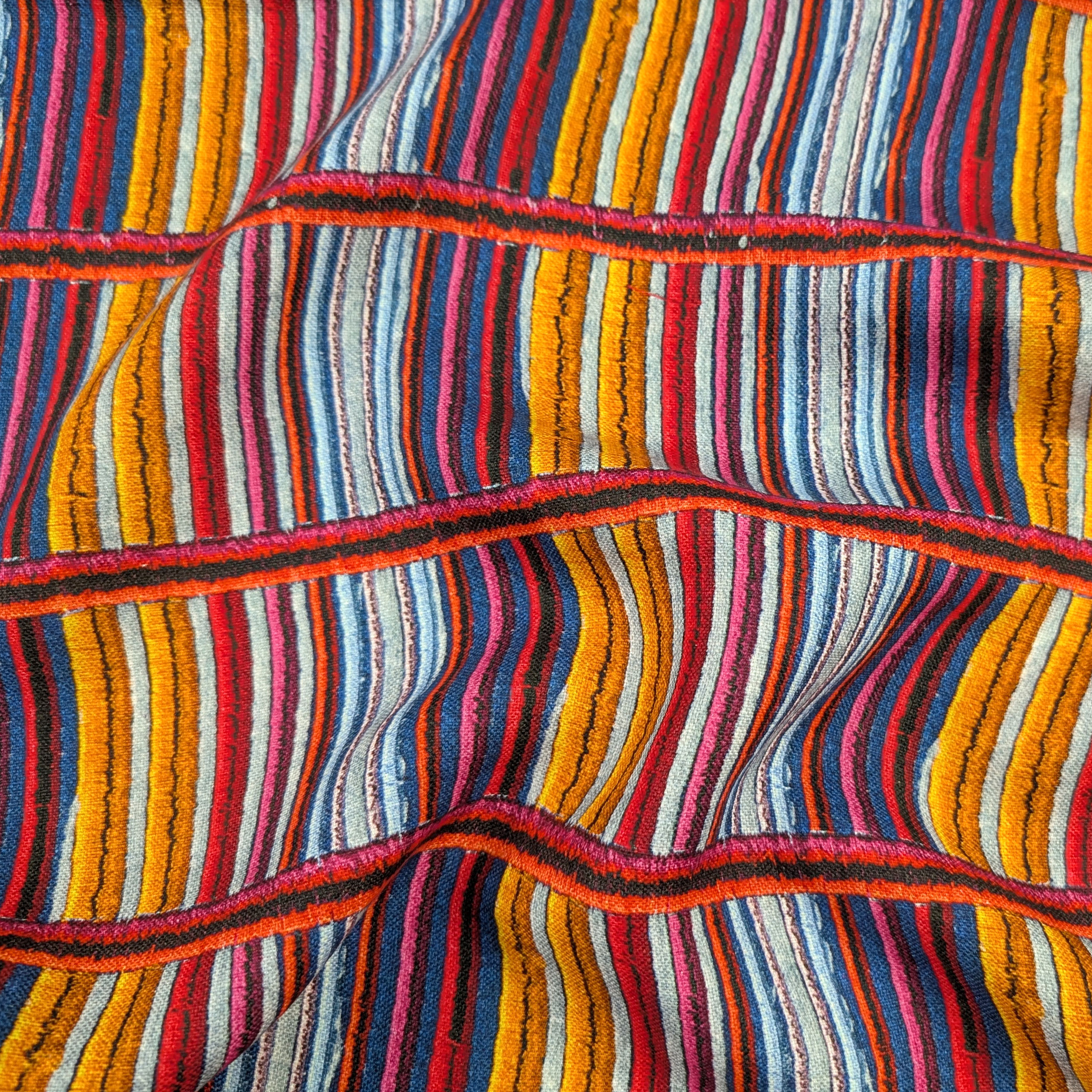 Natural High Fashion Linen Stripes Image