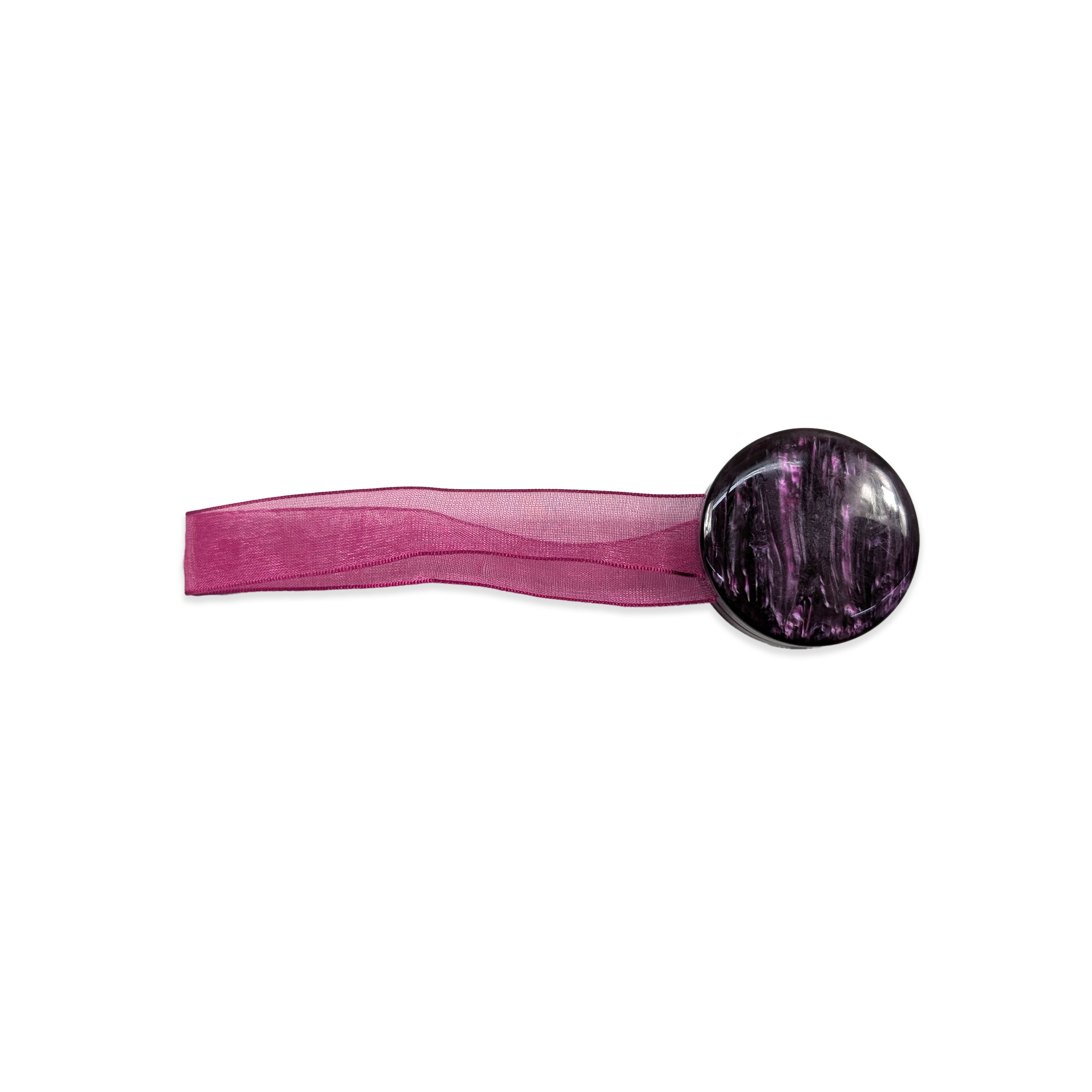 Button Curtain Magnet - Purple Image
