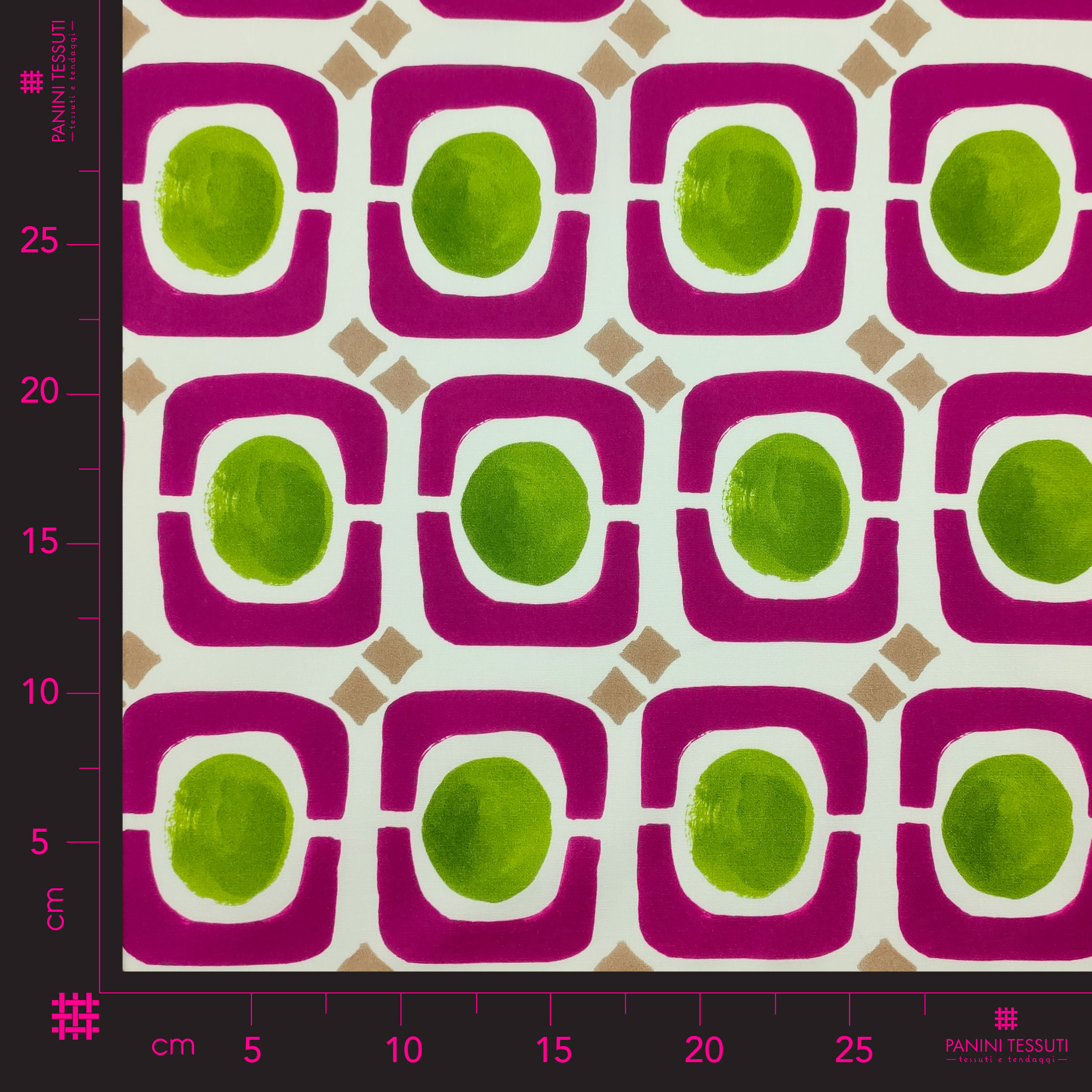 Cotton Fantasy Optical Orchid und Acid Green