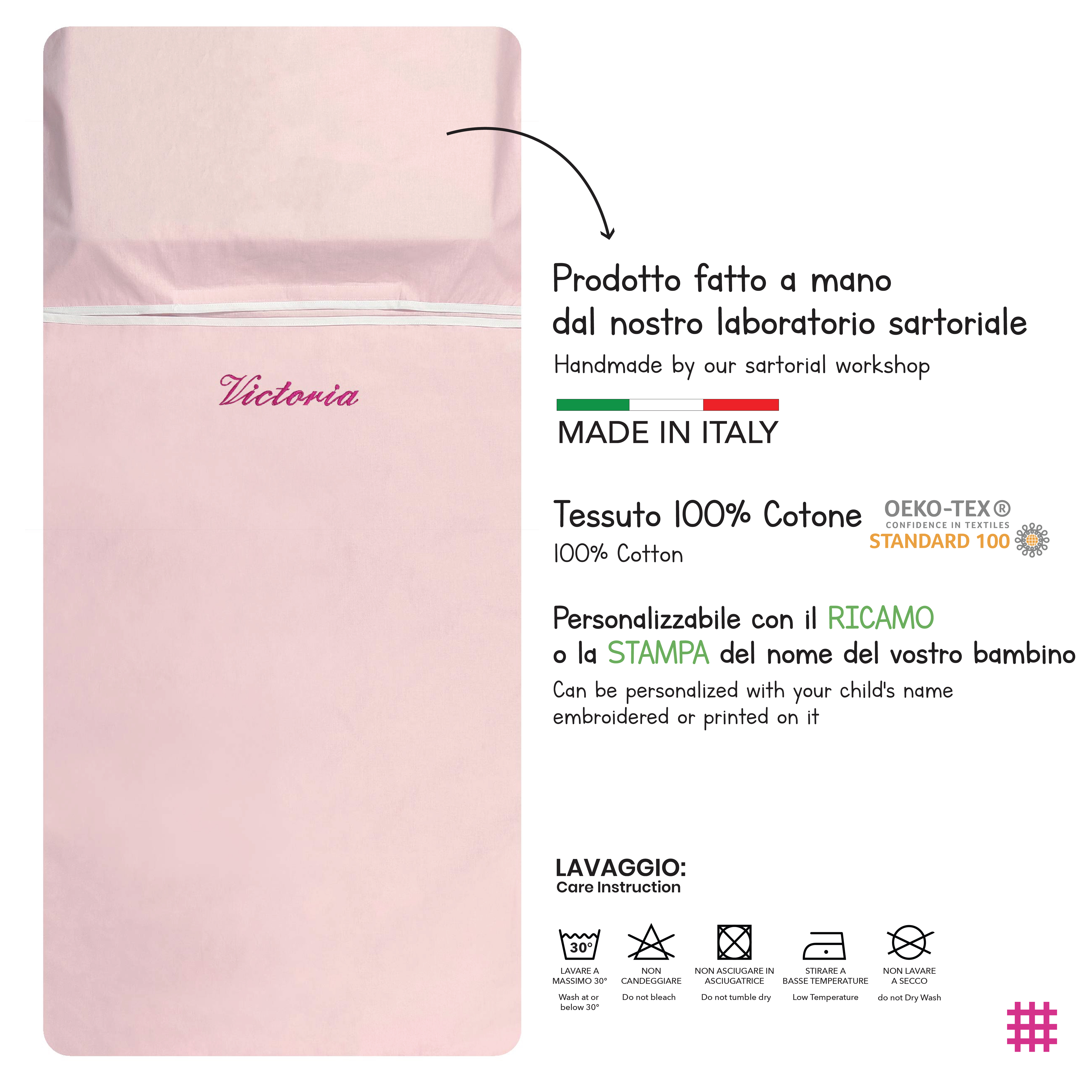 Summer Sleeping Bag Solid Pink Image
