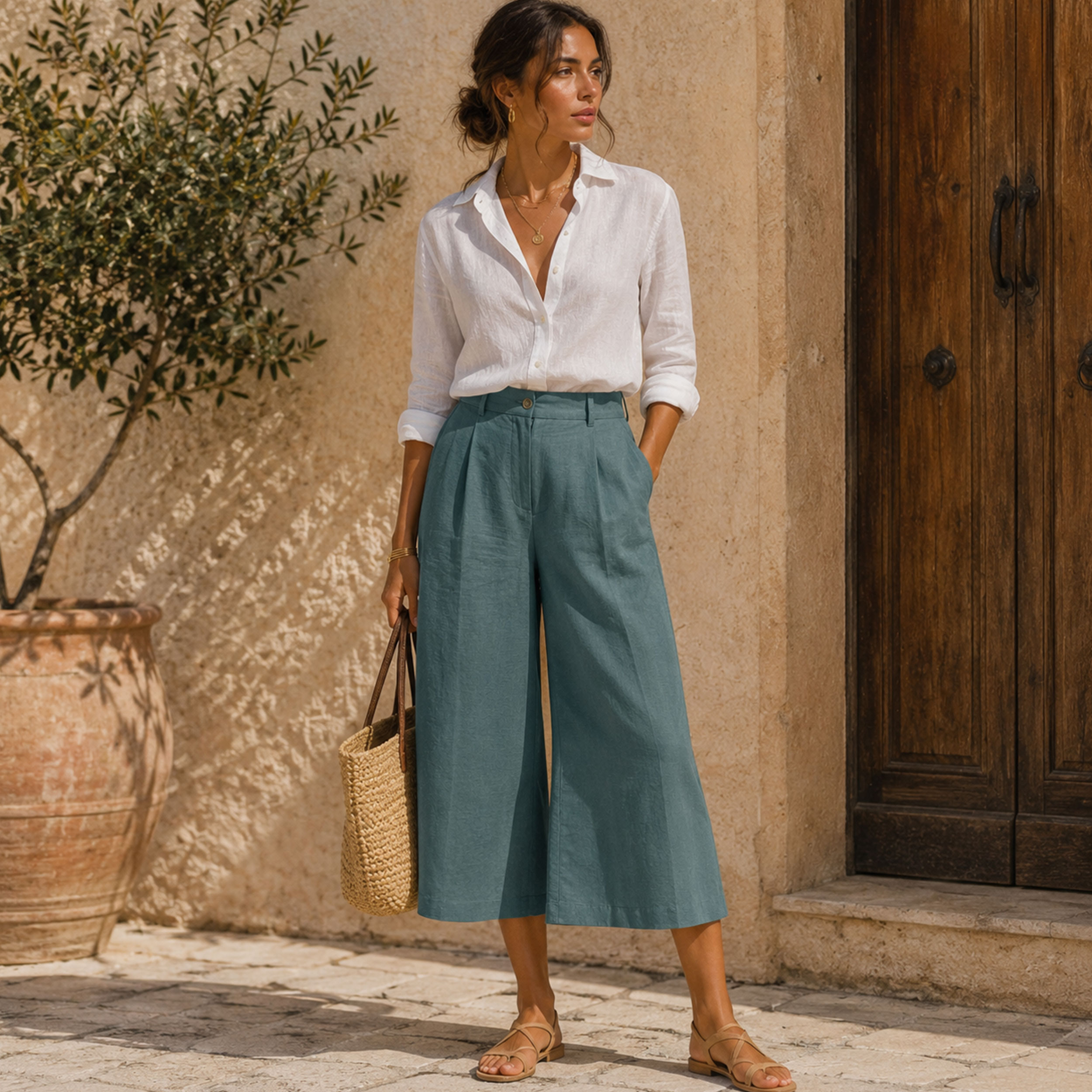 Pure Linen Ottanio Fashion Image