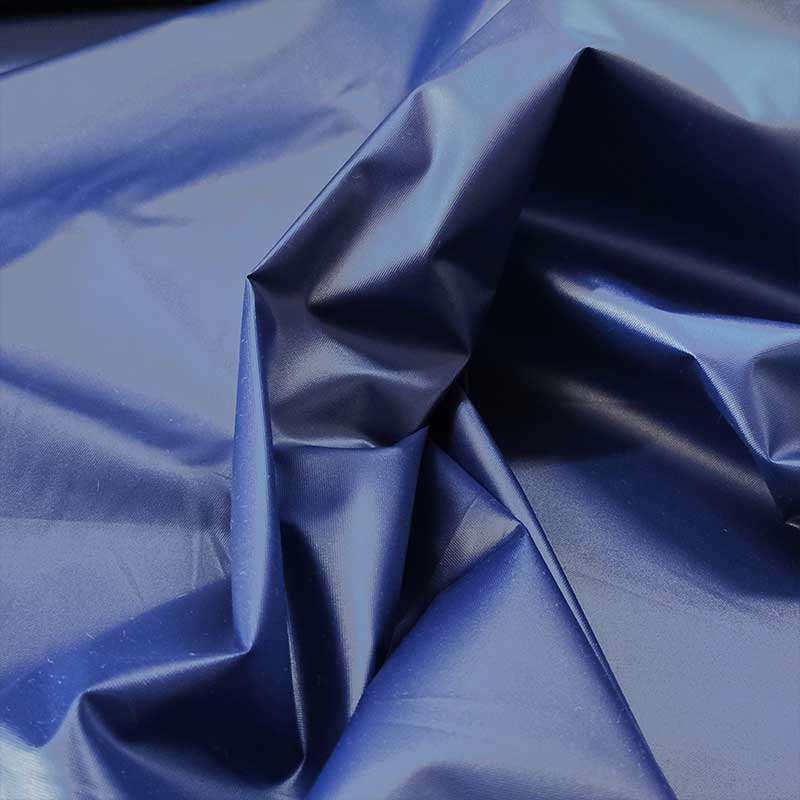 PVC mat Couleur unie Tissu bleu