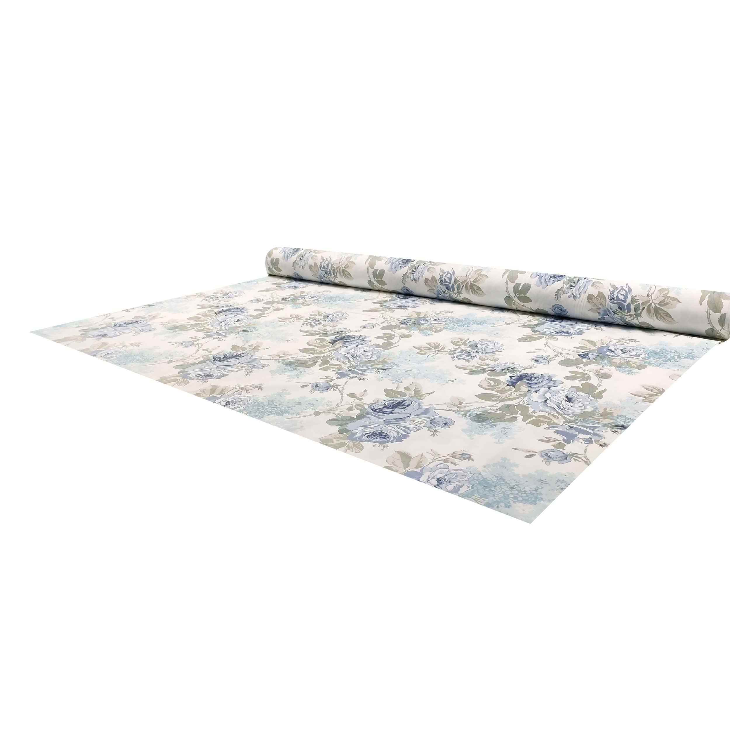 Rose Blue Baumwollstoff