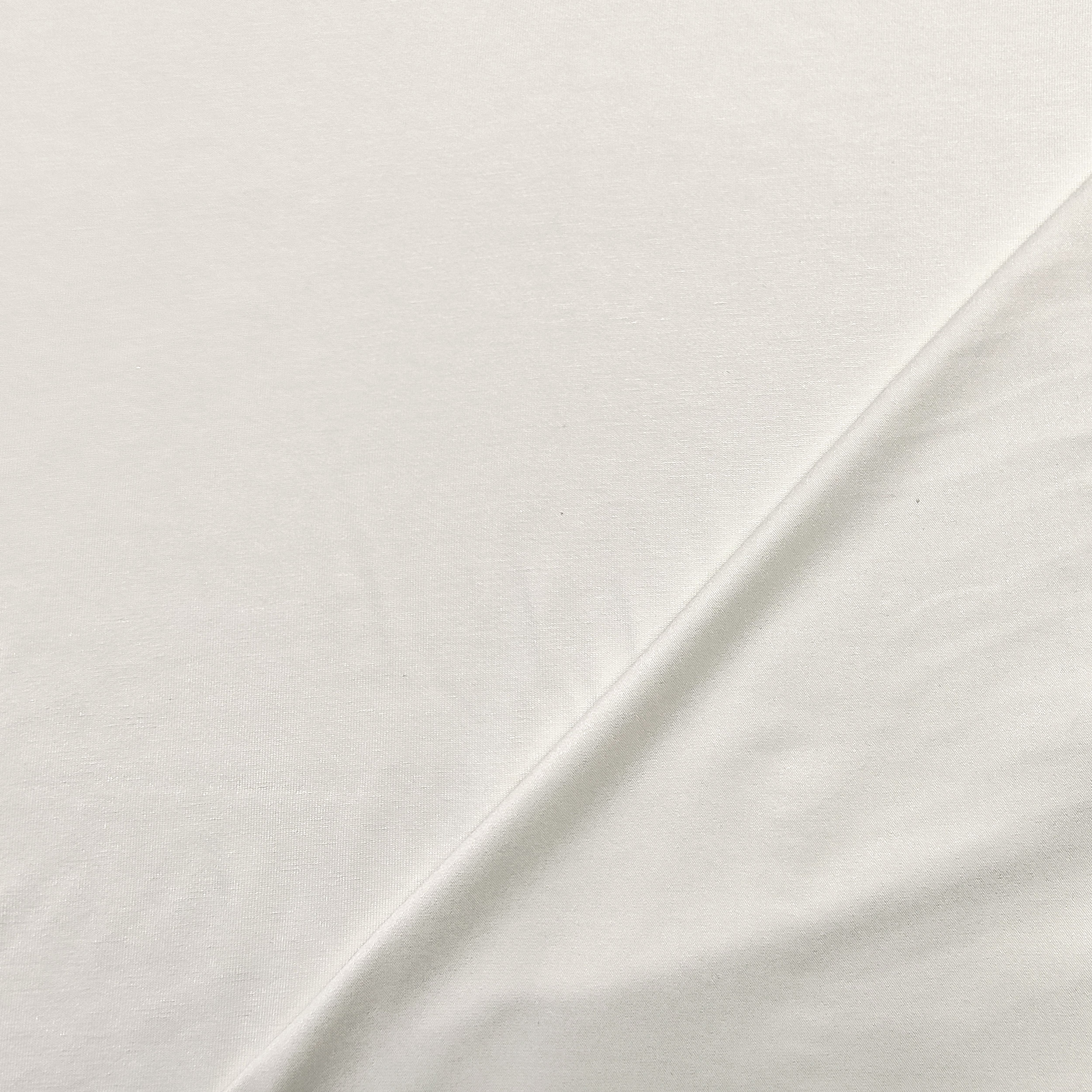 Piece of plain white viscose jersey, natural white, 65x155 cm Image