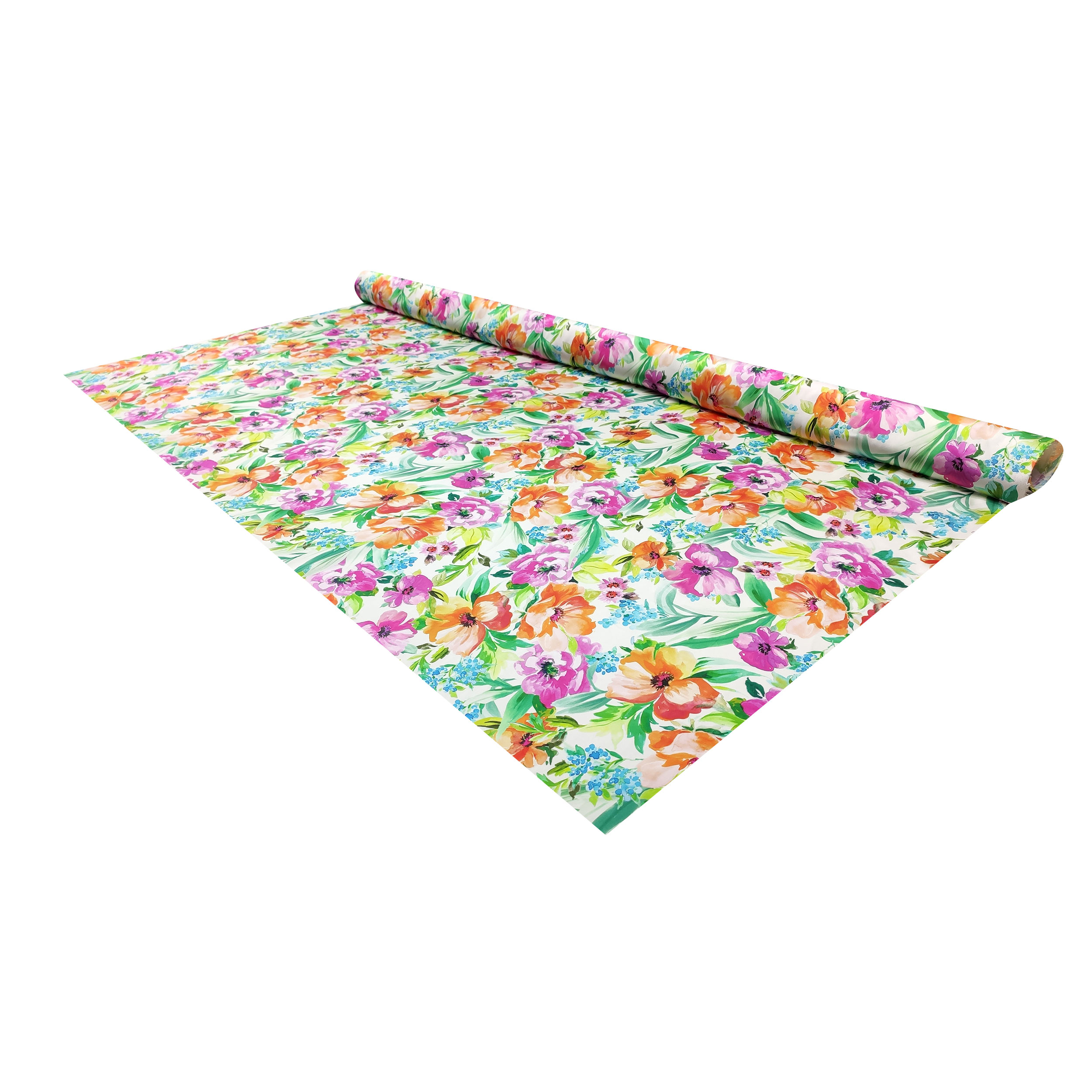 Satin Fashion Coloured Flowers
