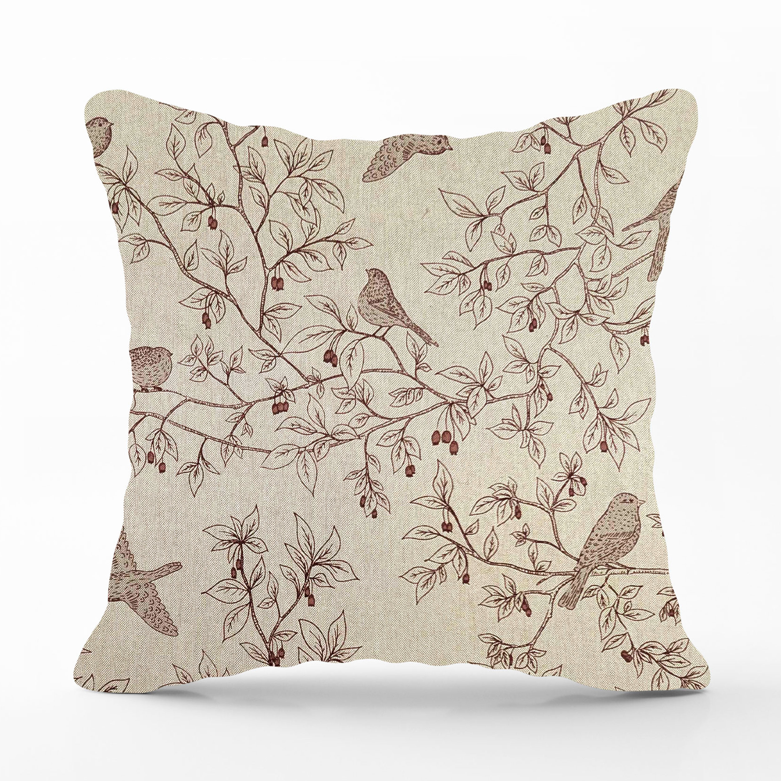 Birds and Twigs Cushion Pillowcase Image