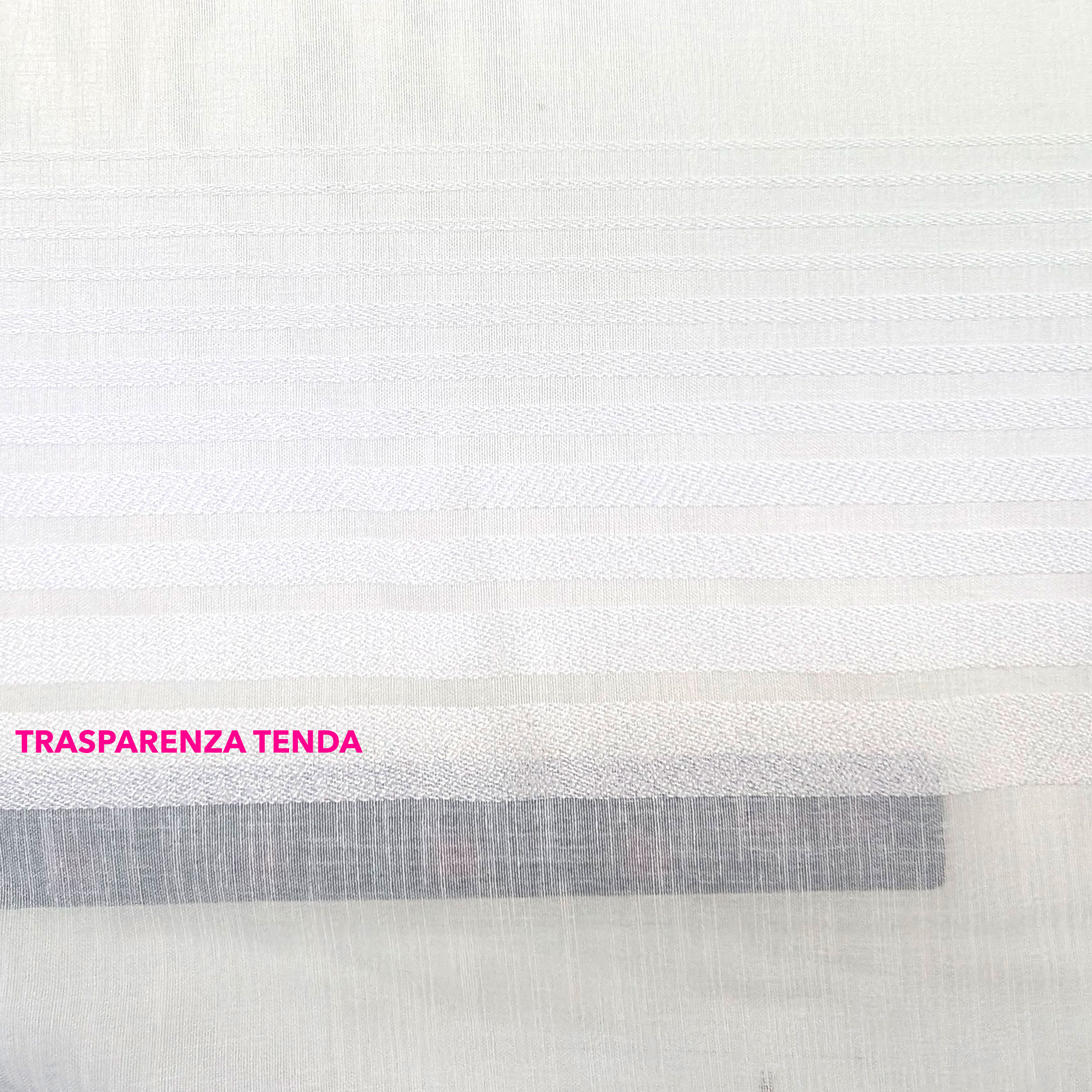 Striped Curtain Fabric Degrade White Image