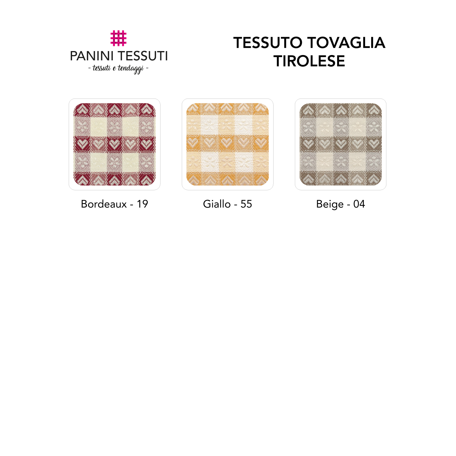 Tyrolean Tablecloth Fabric Image