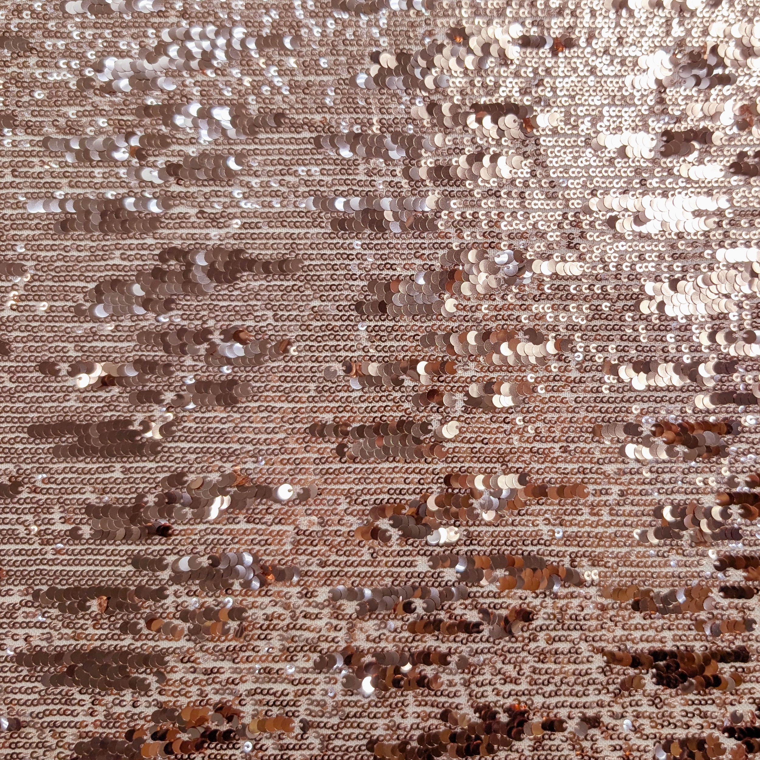 Cascading Sequins on Tulle Fabric Image
