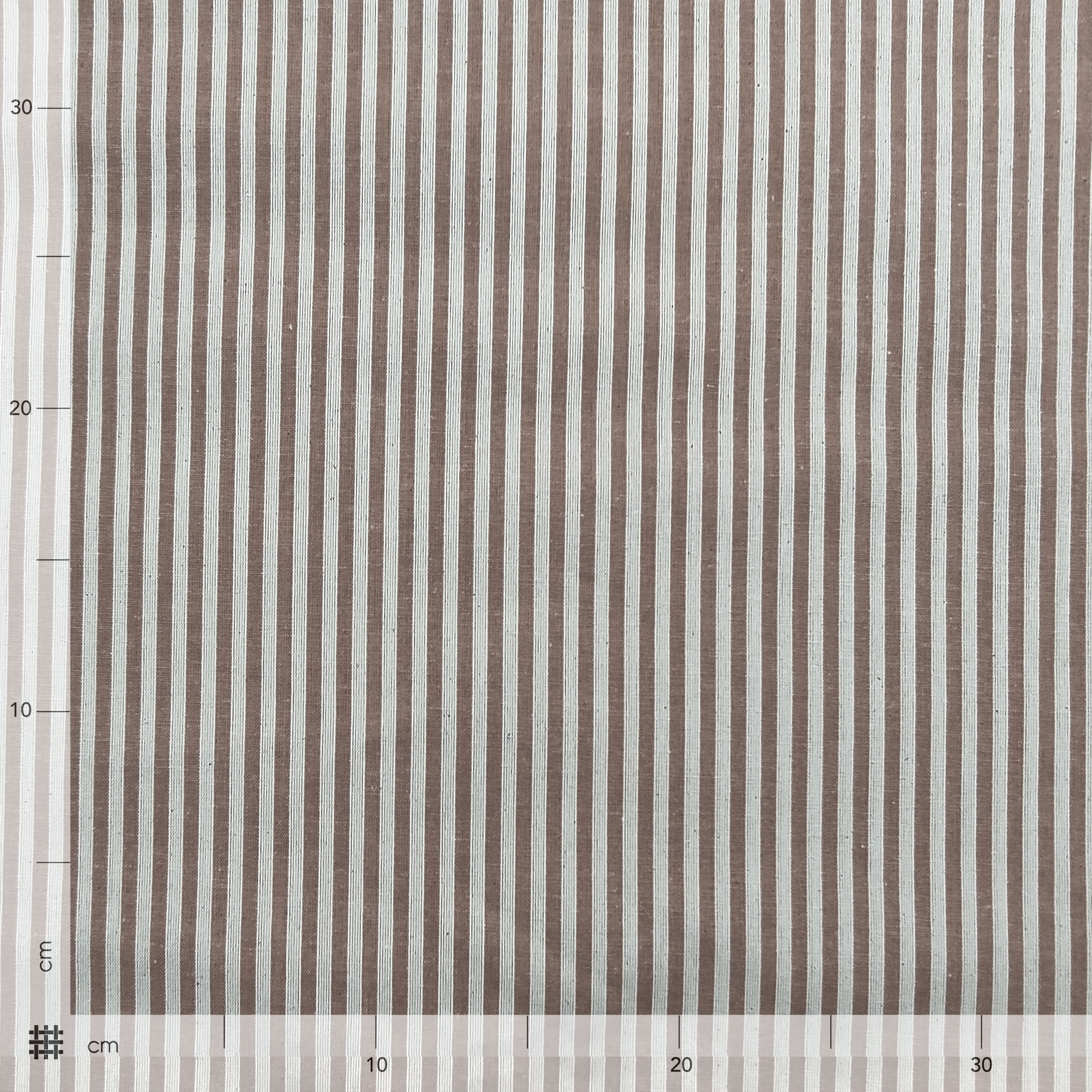 Pure Cotton Striped Tablecloth Fabric Image