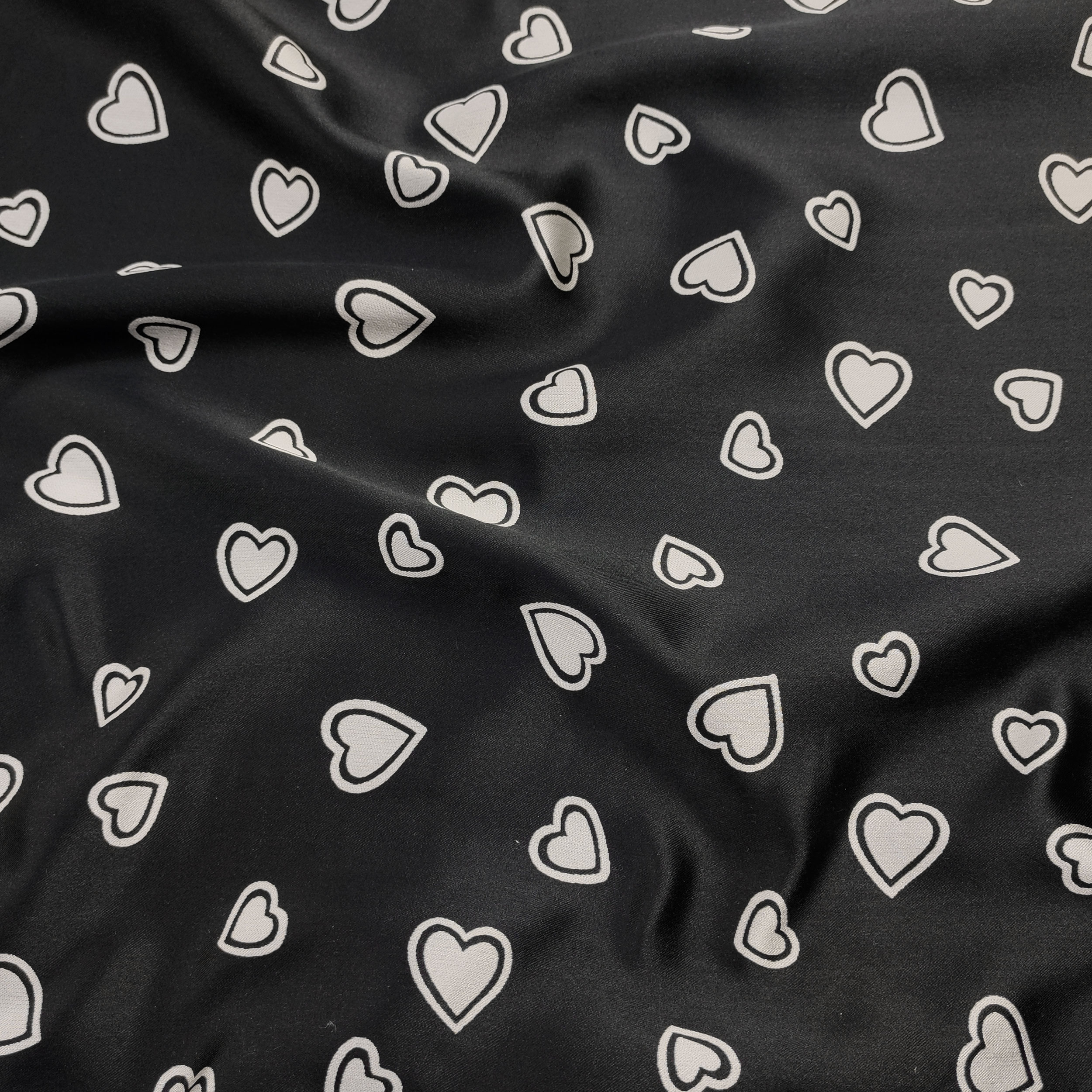 Double Soft Satin Fashion Hearts