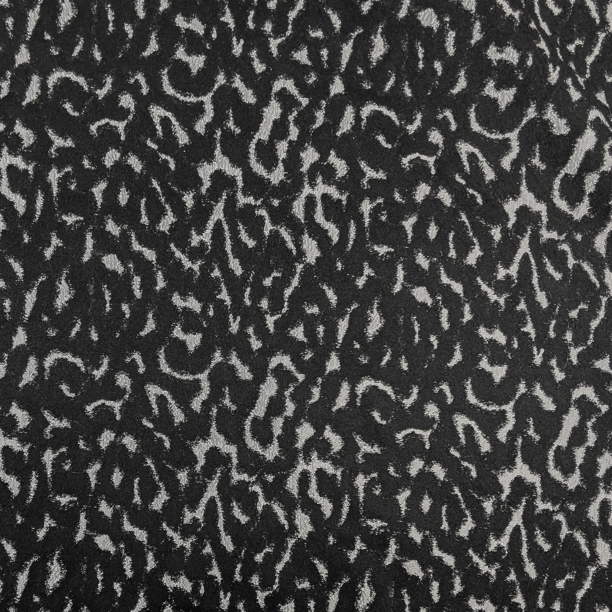 Brocade Abstract Fantasy Grey and Black Image