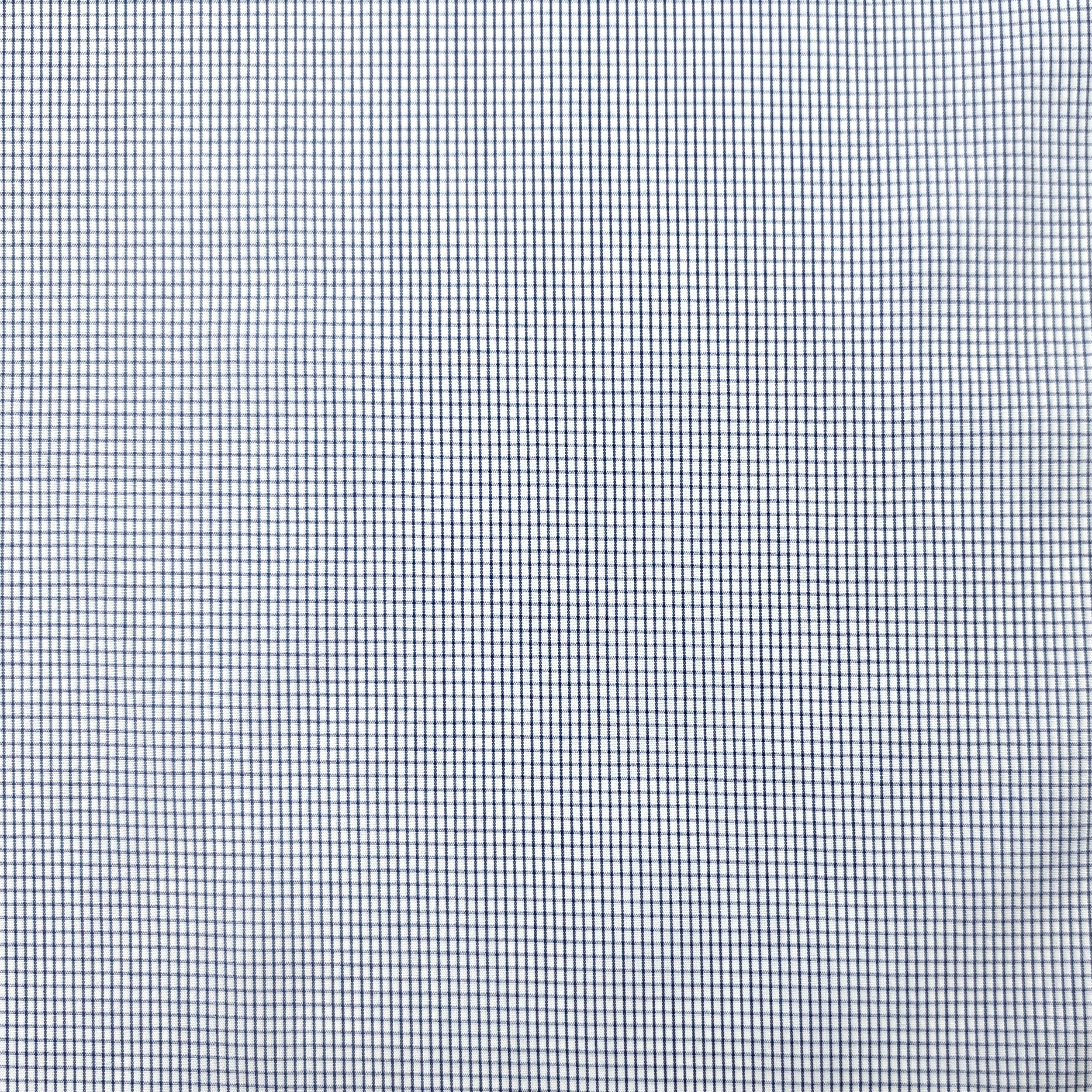 Cotton for shirting Quadrettini Avio Image