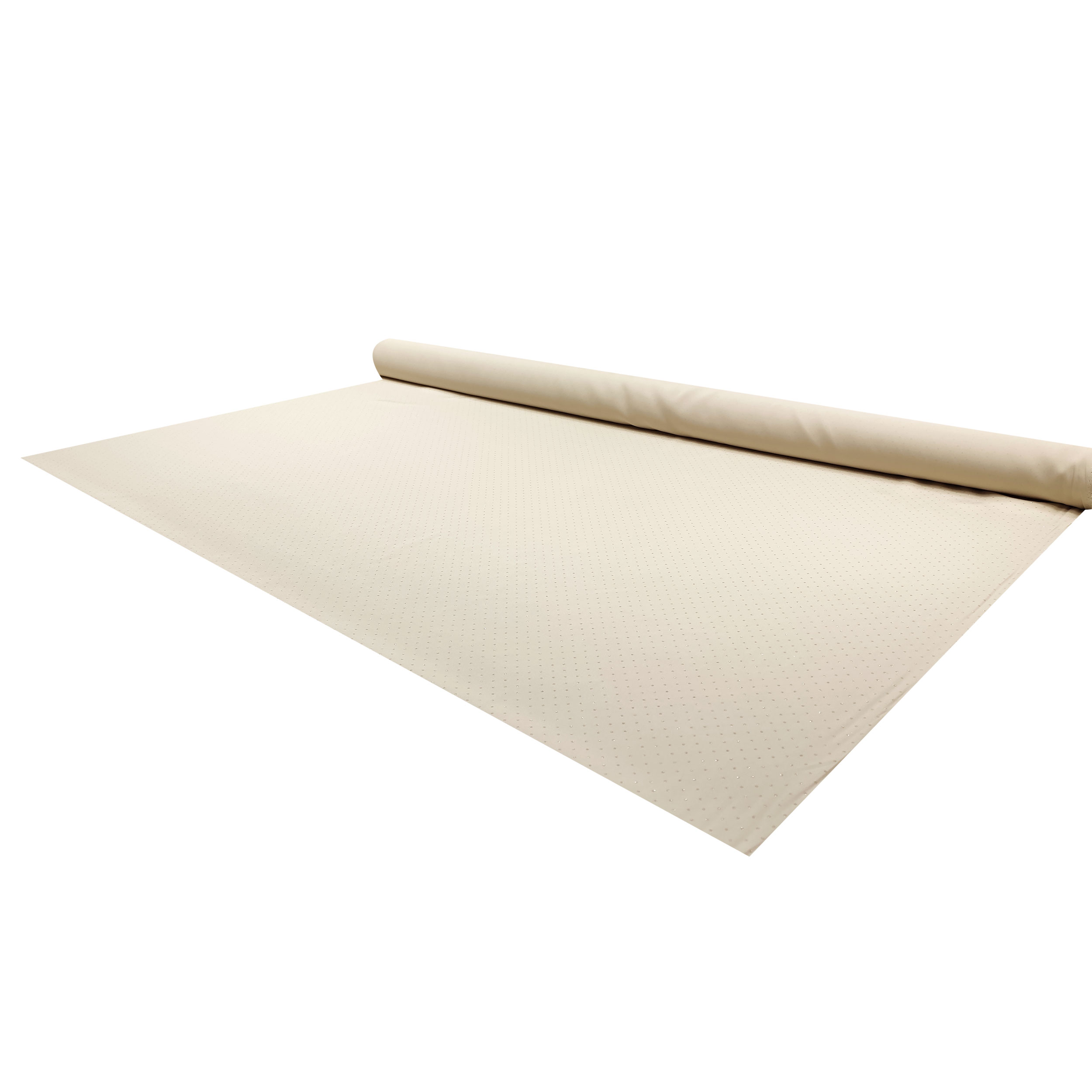 Tissu élastiqué Polka Dot Lurex Background Beige