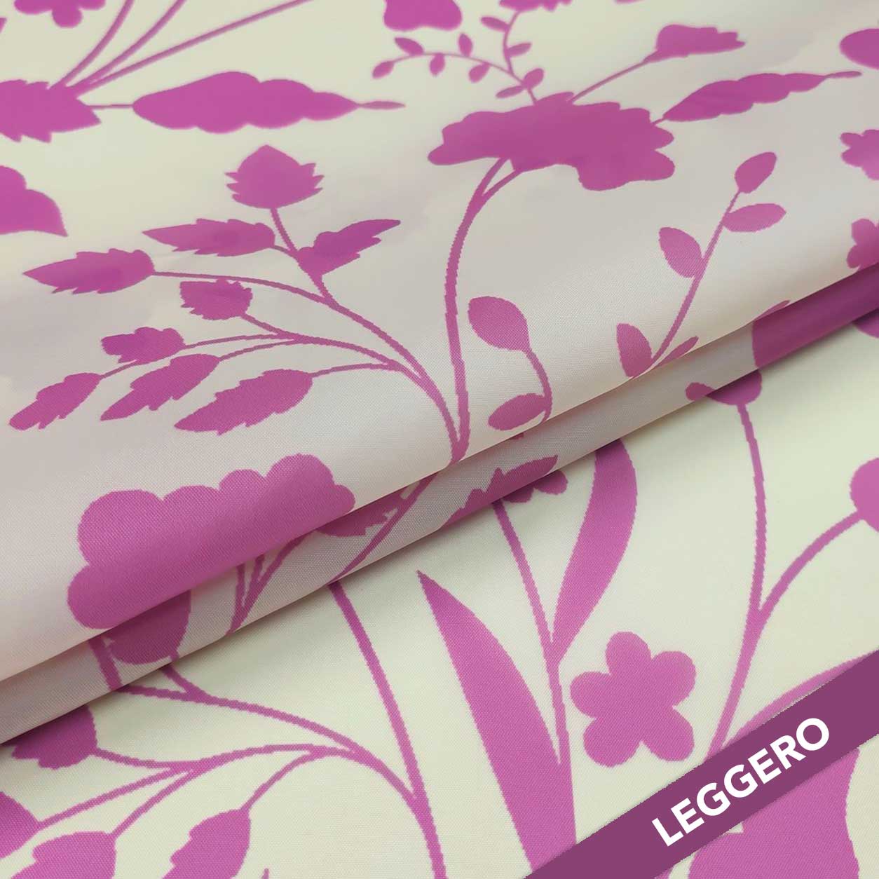 Tissu imperméable à motif de fleurs roses