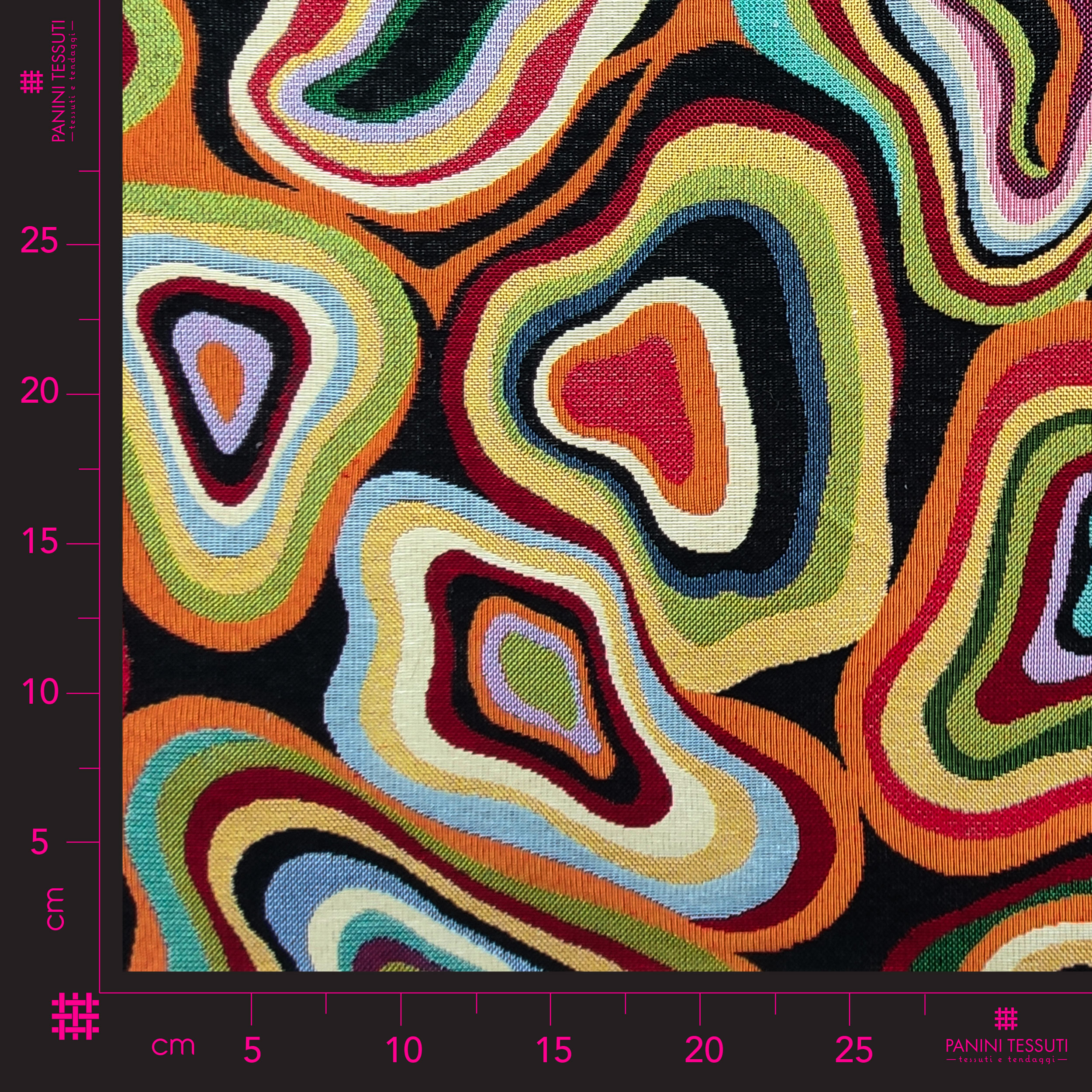 Tela Gobelin Fantasía Abstracta de Colores