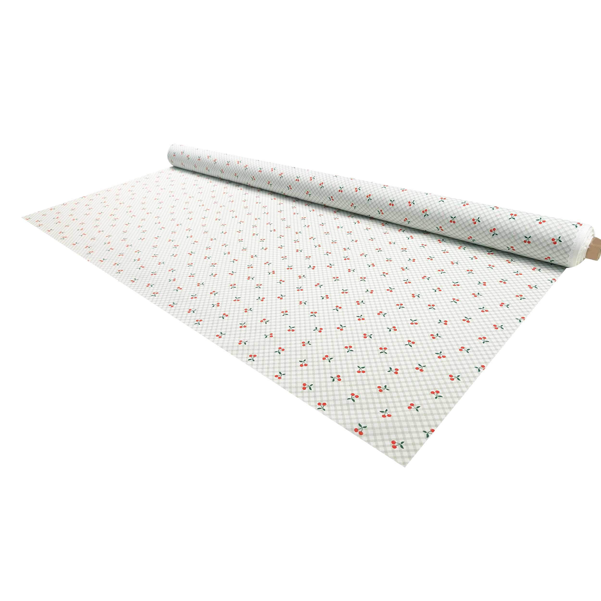 Green and Cherry Braided Cotton Image
