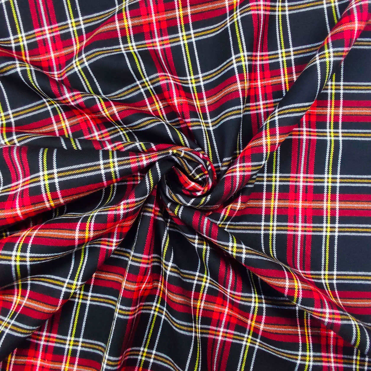 tartan-scozzese-nero-quadro-rosso