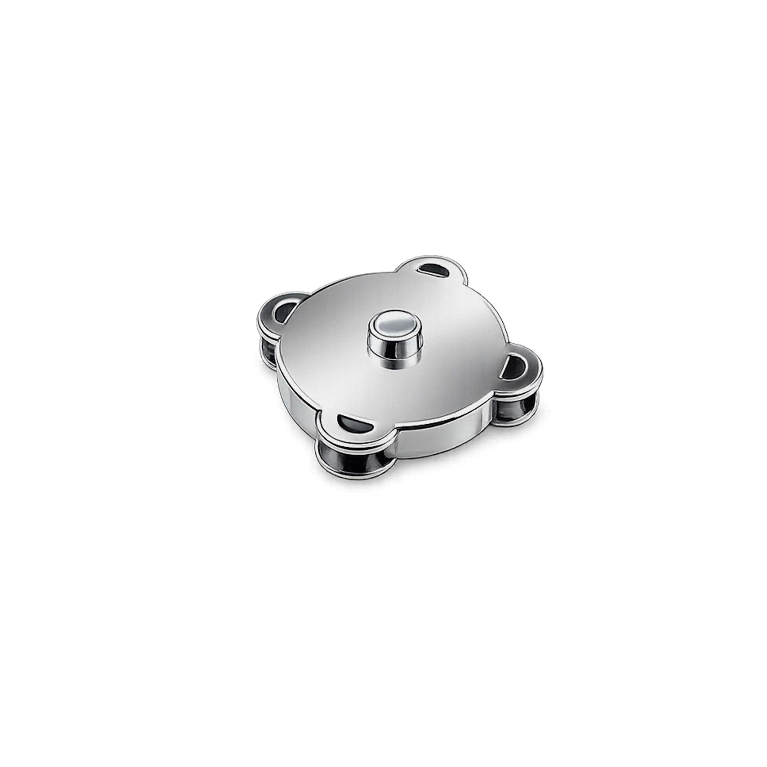 Magnetic Closure For Bags Silver Image