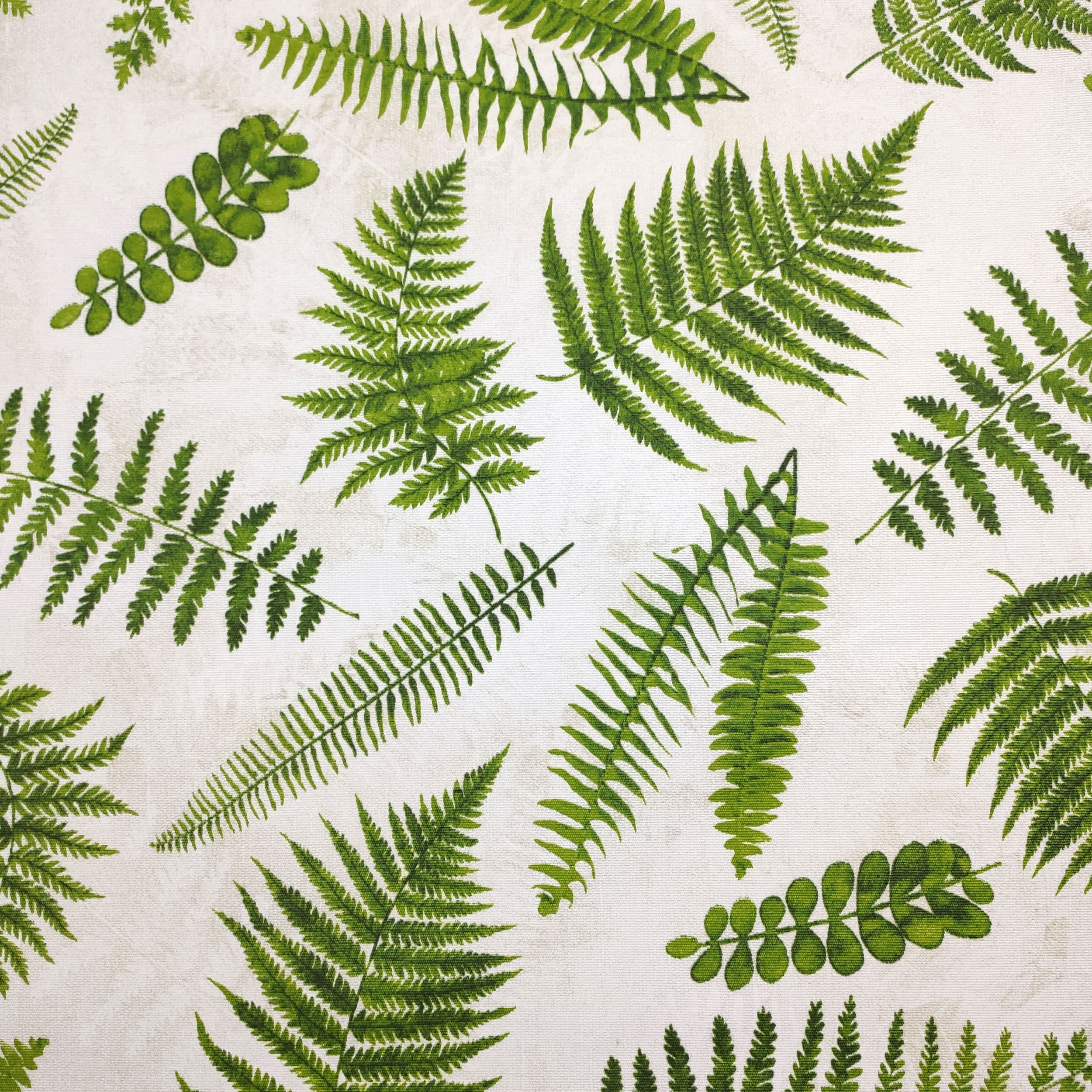 Green Leaves Resin Tablecloth Fabric