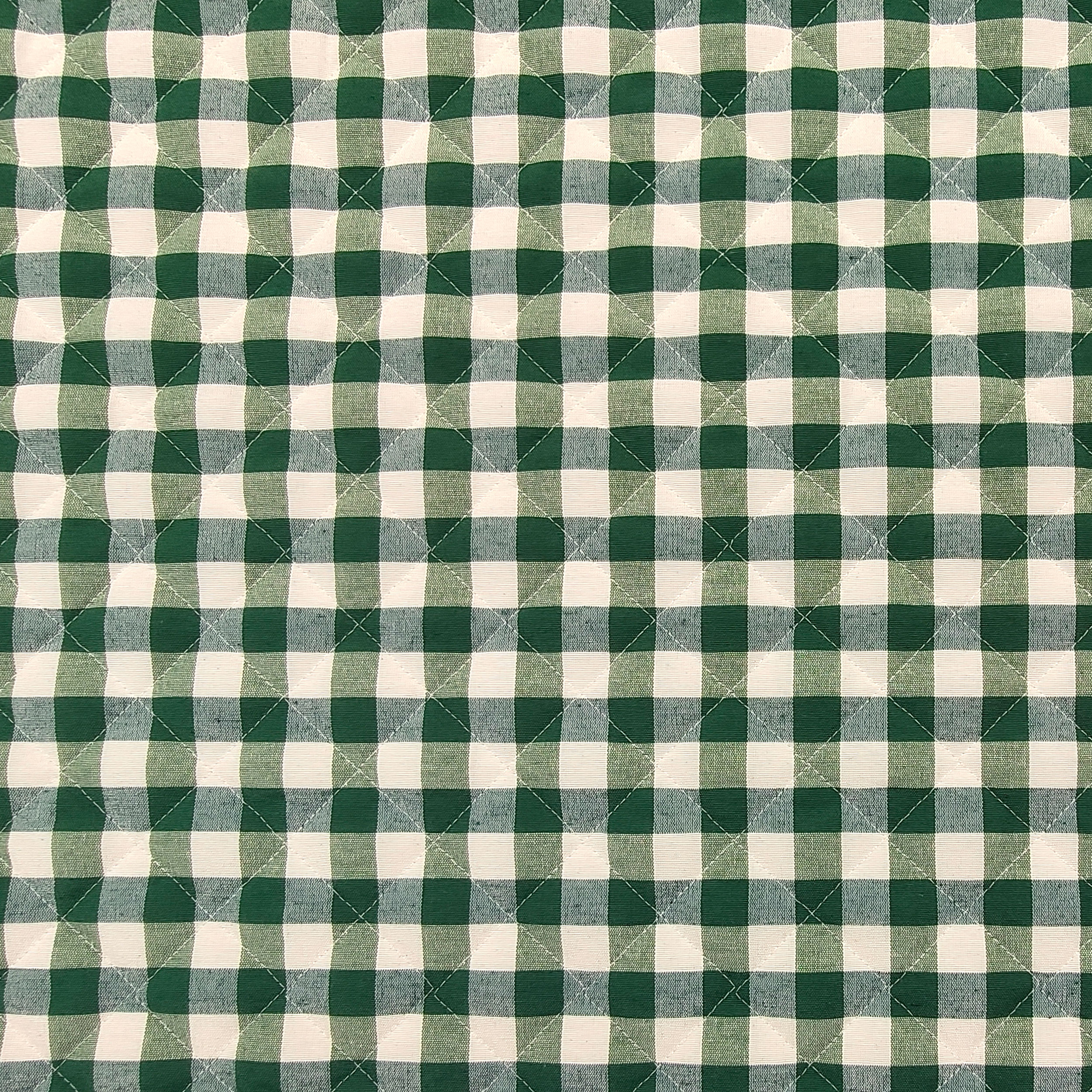 Motif à carreaux vert matelassé Image