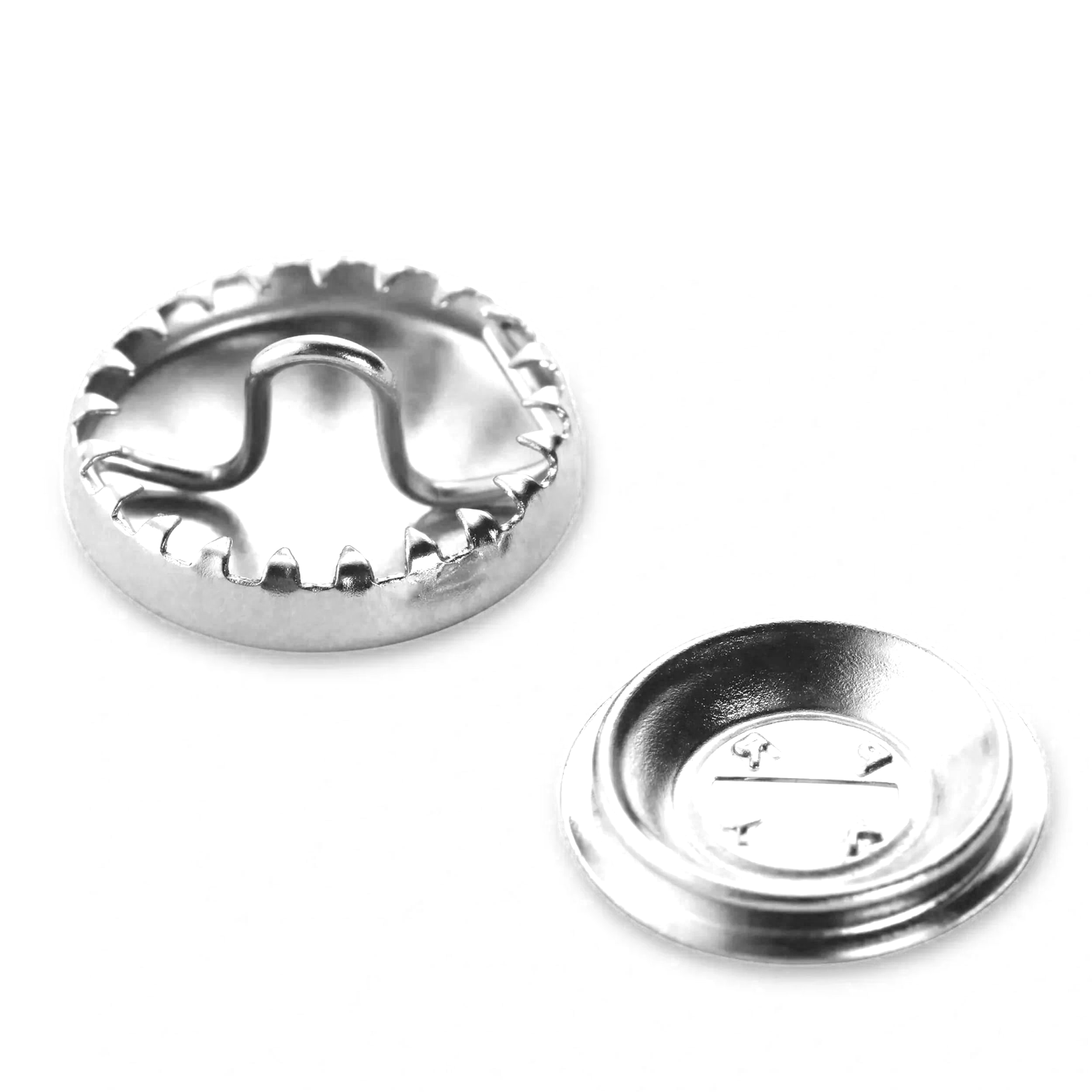 Prym Silver Buttons Coverable avec outil 23 mm