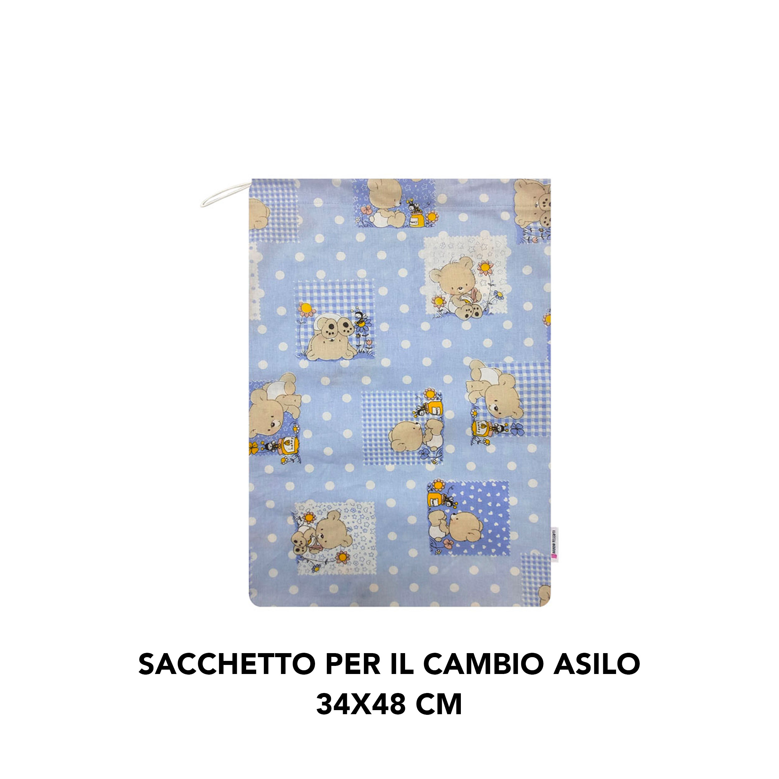 Sac à langer Kindergarten Bears and Bees Light Blue