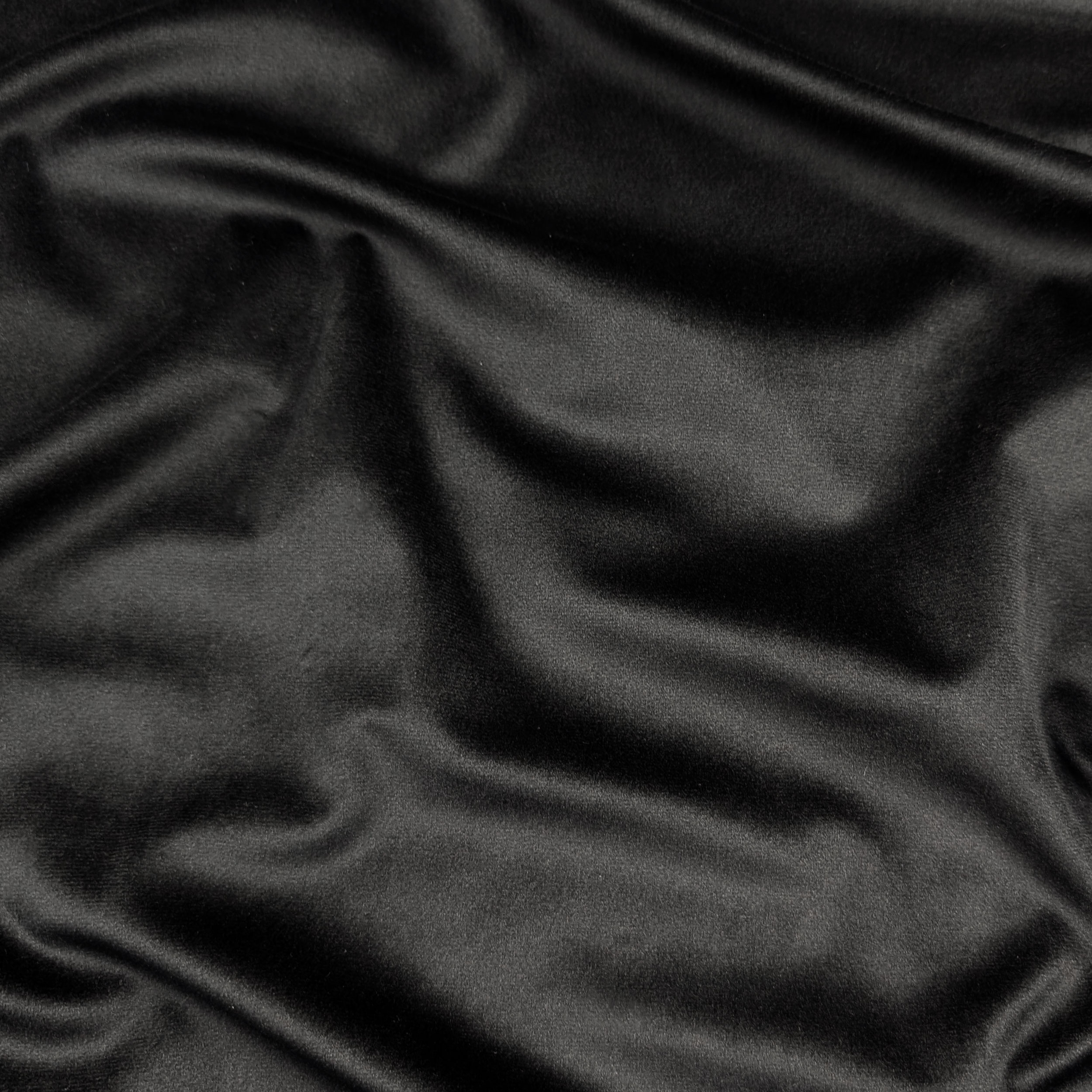 Velvet curtain remnant Black 200x280 cm Image