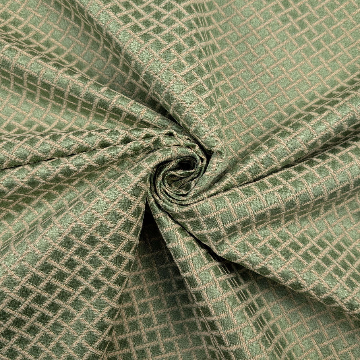 Jacquard tissé vert Image
