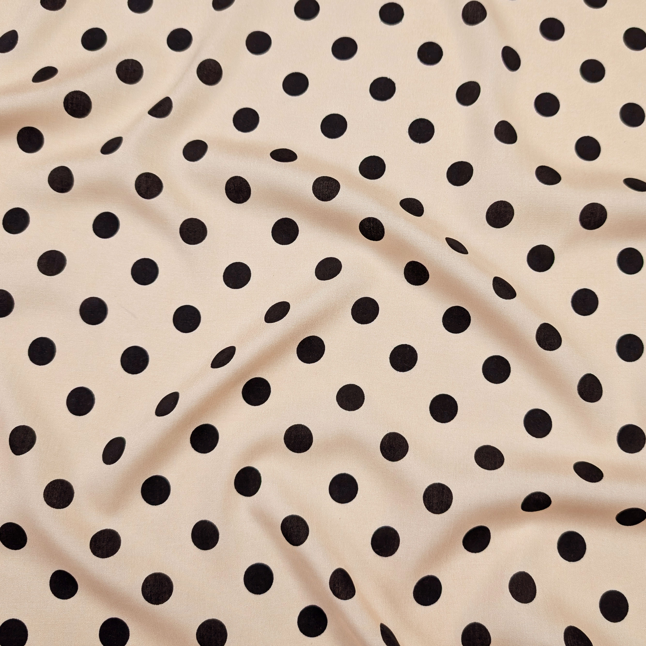 Viscose Black Polka Dots Powder Background Image