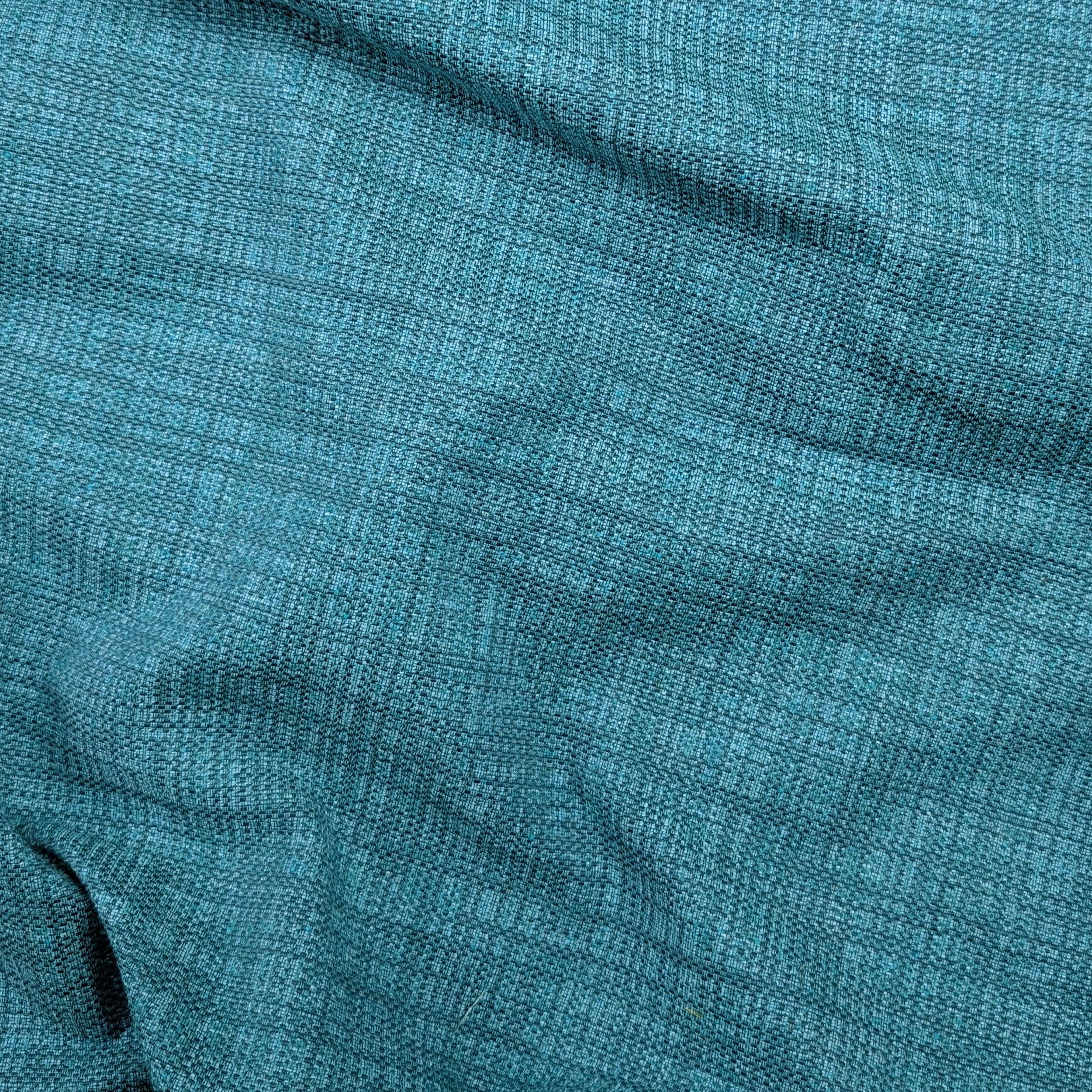Jacquard Melange Turquoise fabric Image