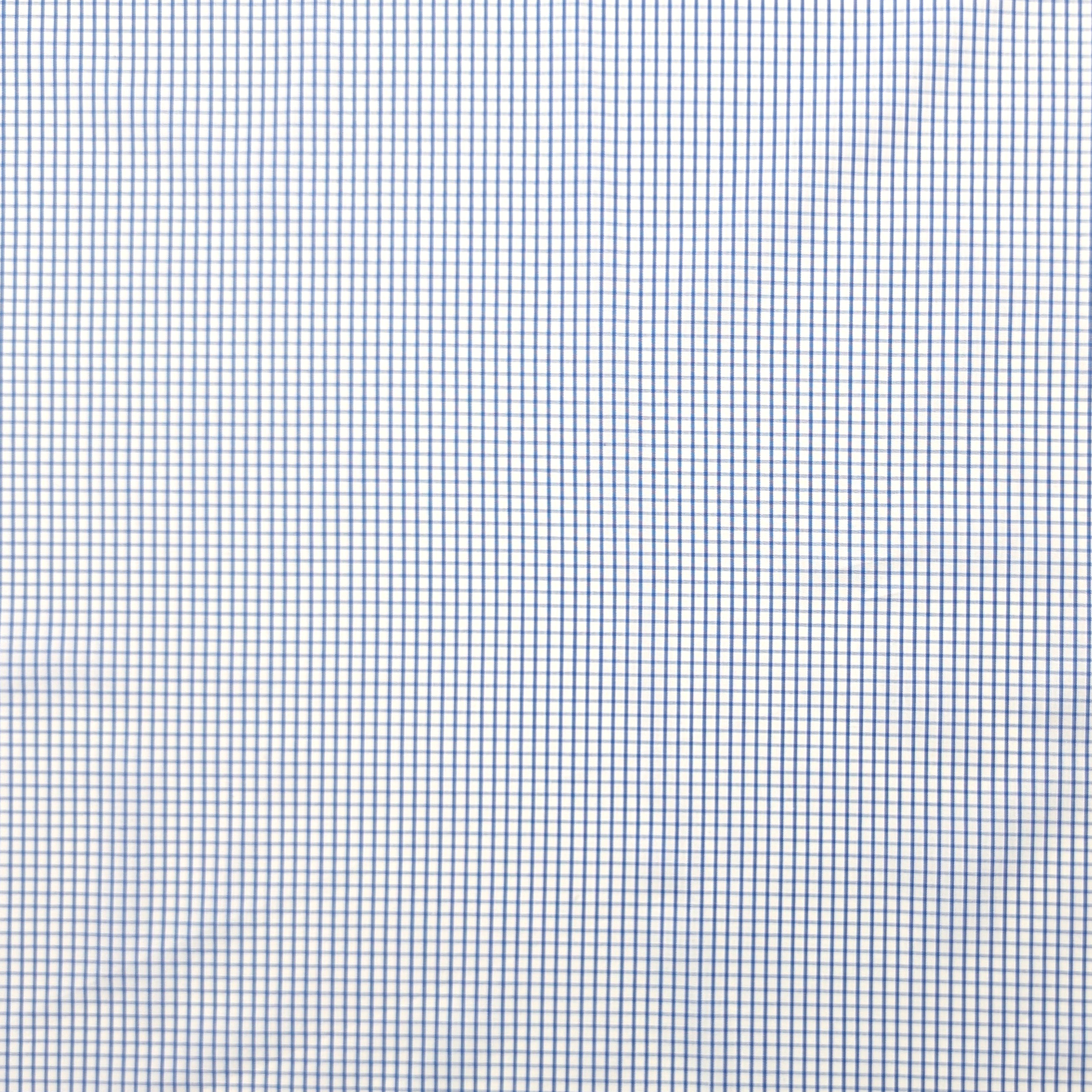 Cotton for Blue and White Checkered Shirts Image
