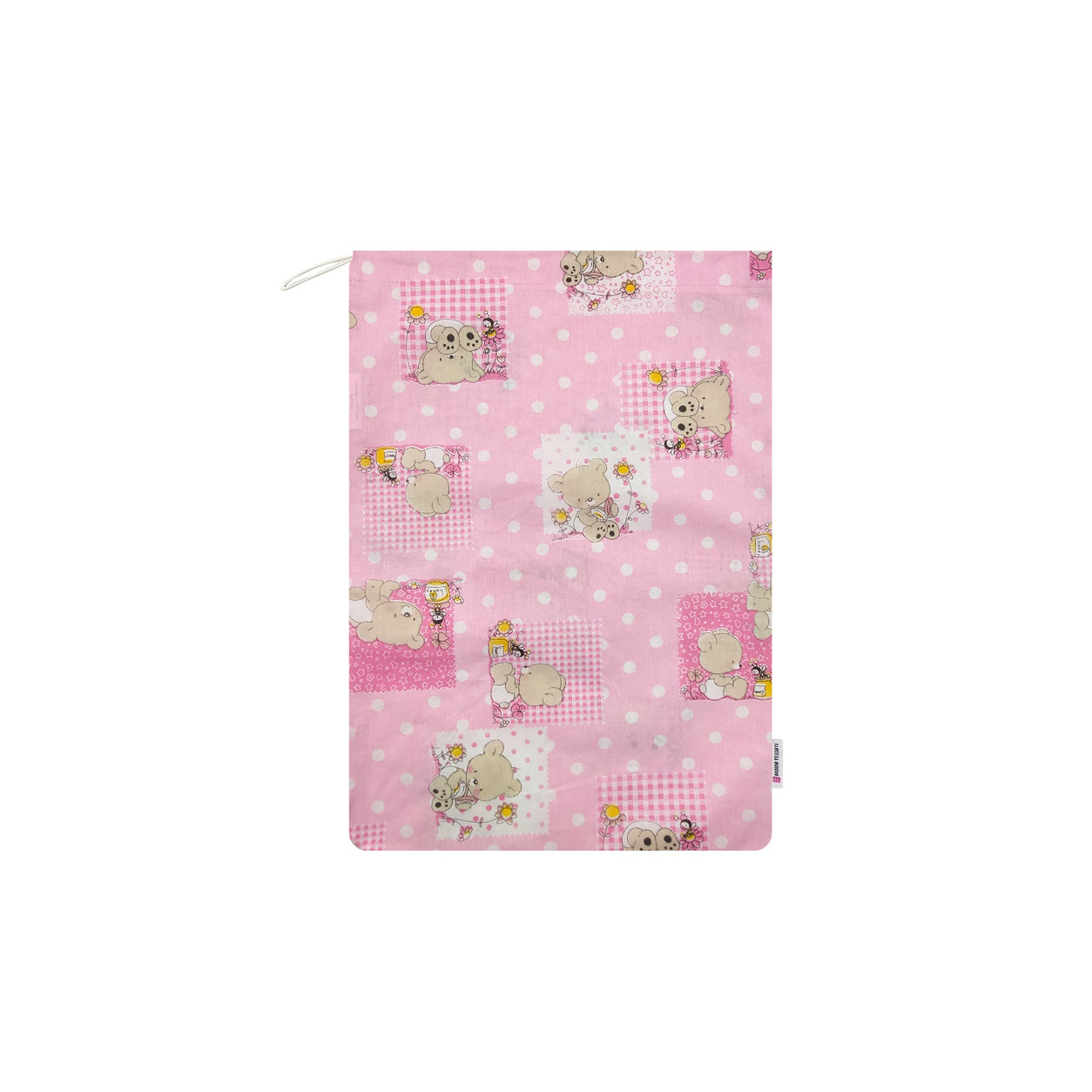 Sac à langer Oursons et abeilles roses Jardin d'enfants