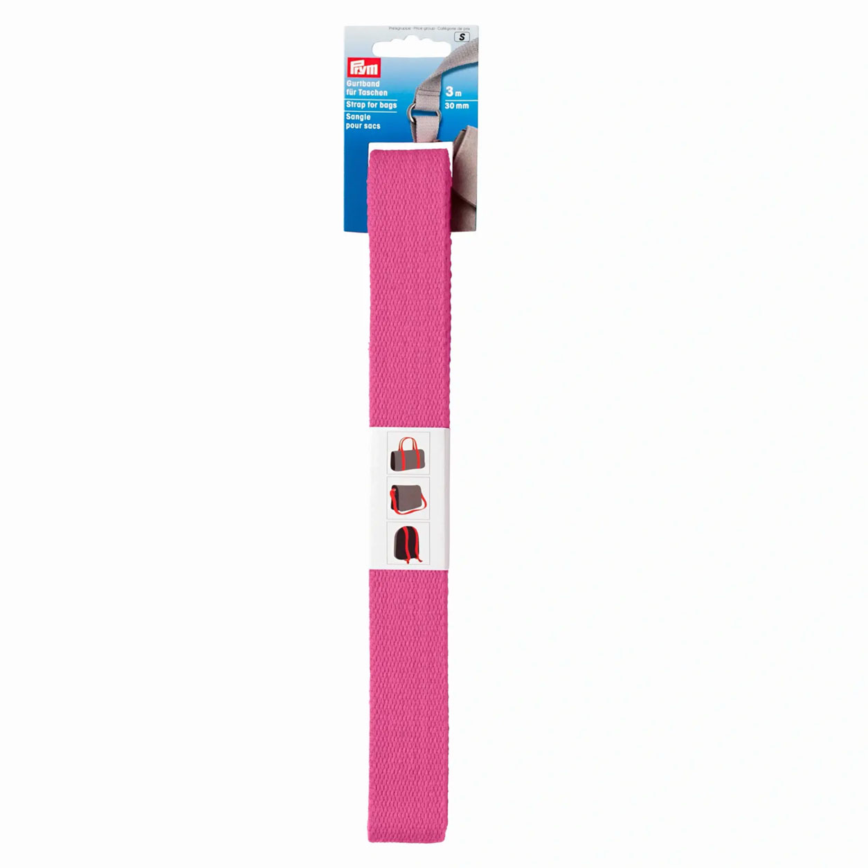 Cinta Prym para Bolsos y Mochilas Fucsia