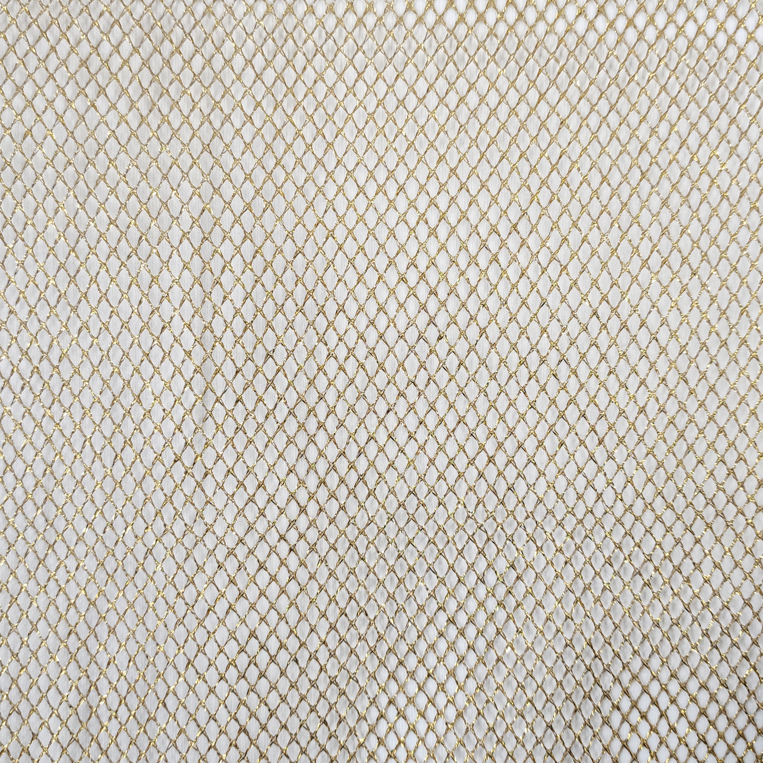 Gold Lurex Netzstoff