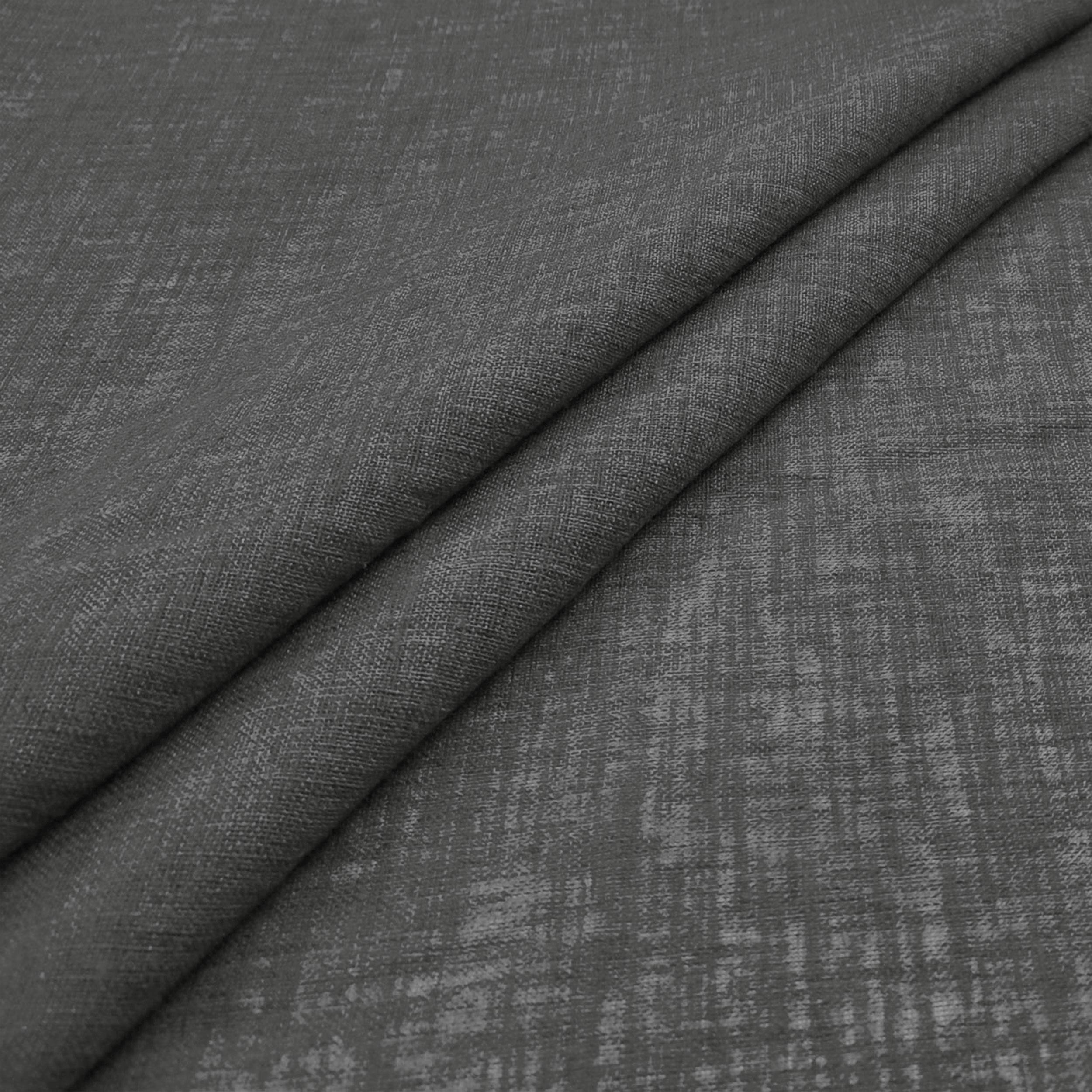 Tissu de rideau en faux lin uni gris Image