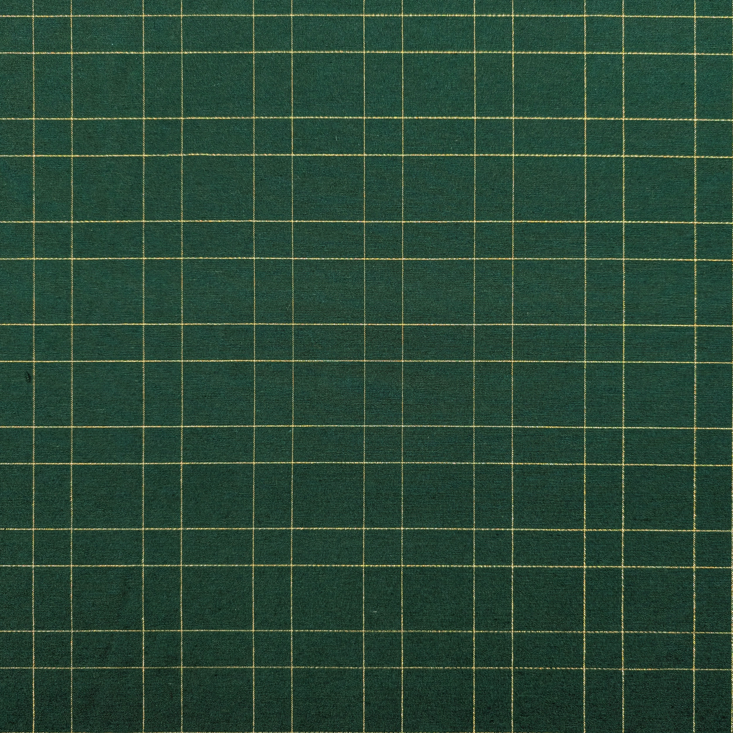 Mixed Cotton Christmas Green Stripes Gold Lurex Image