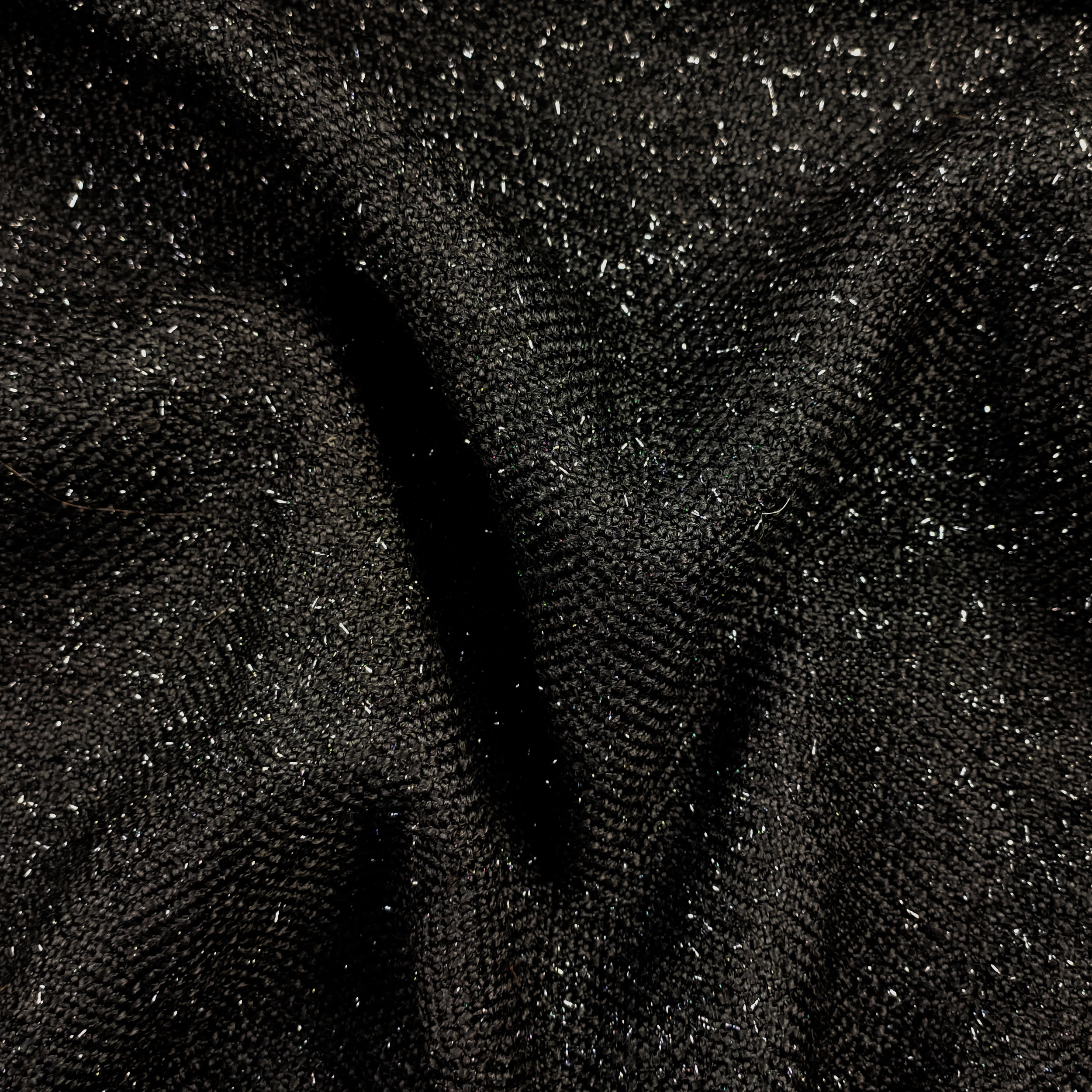 Tweed Lurex en negro