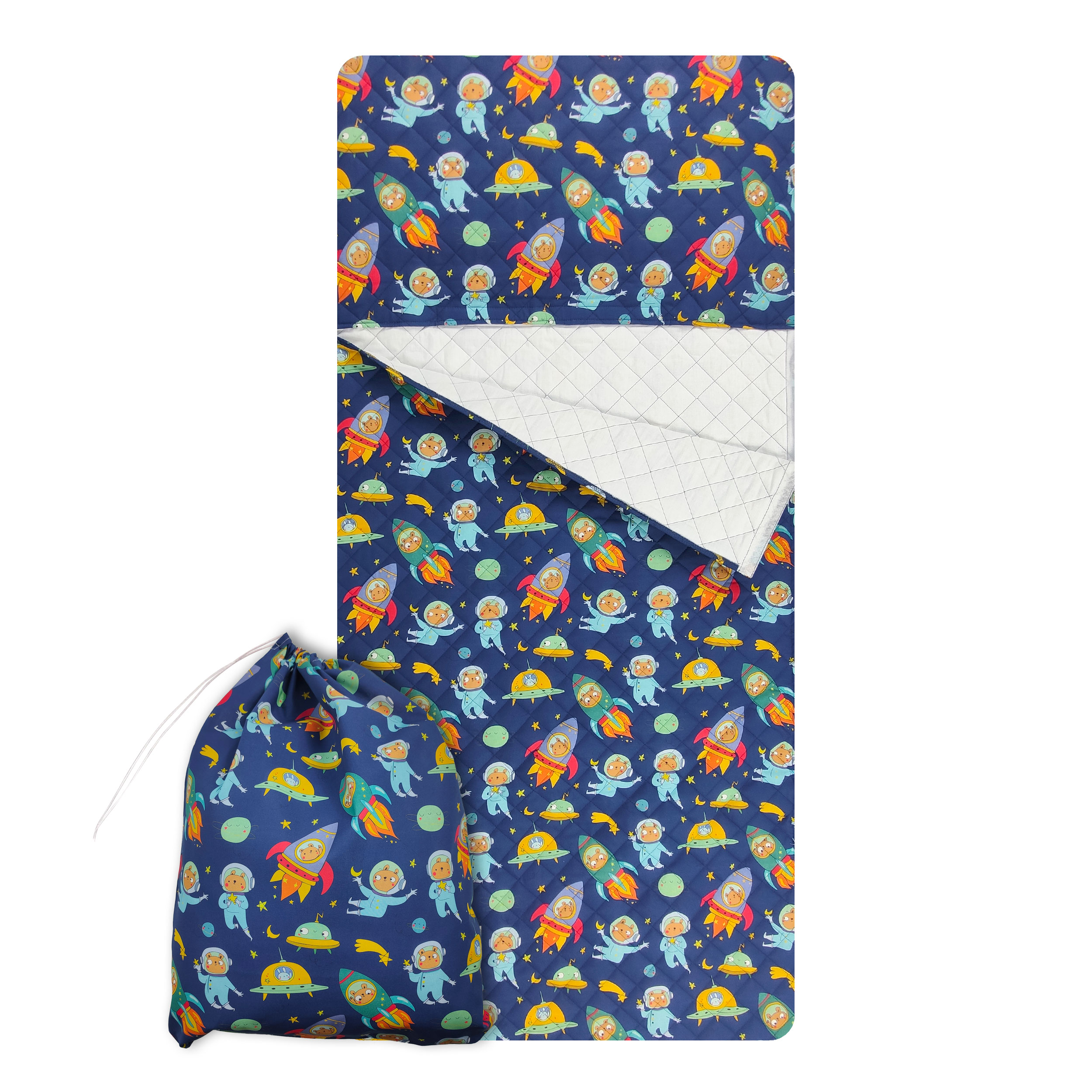 Sac de couchage fantaisie Teddy Bears and Astronauts - Panini Fabrics
