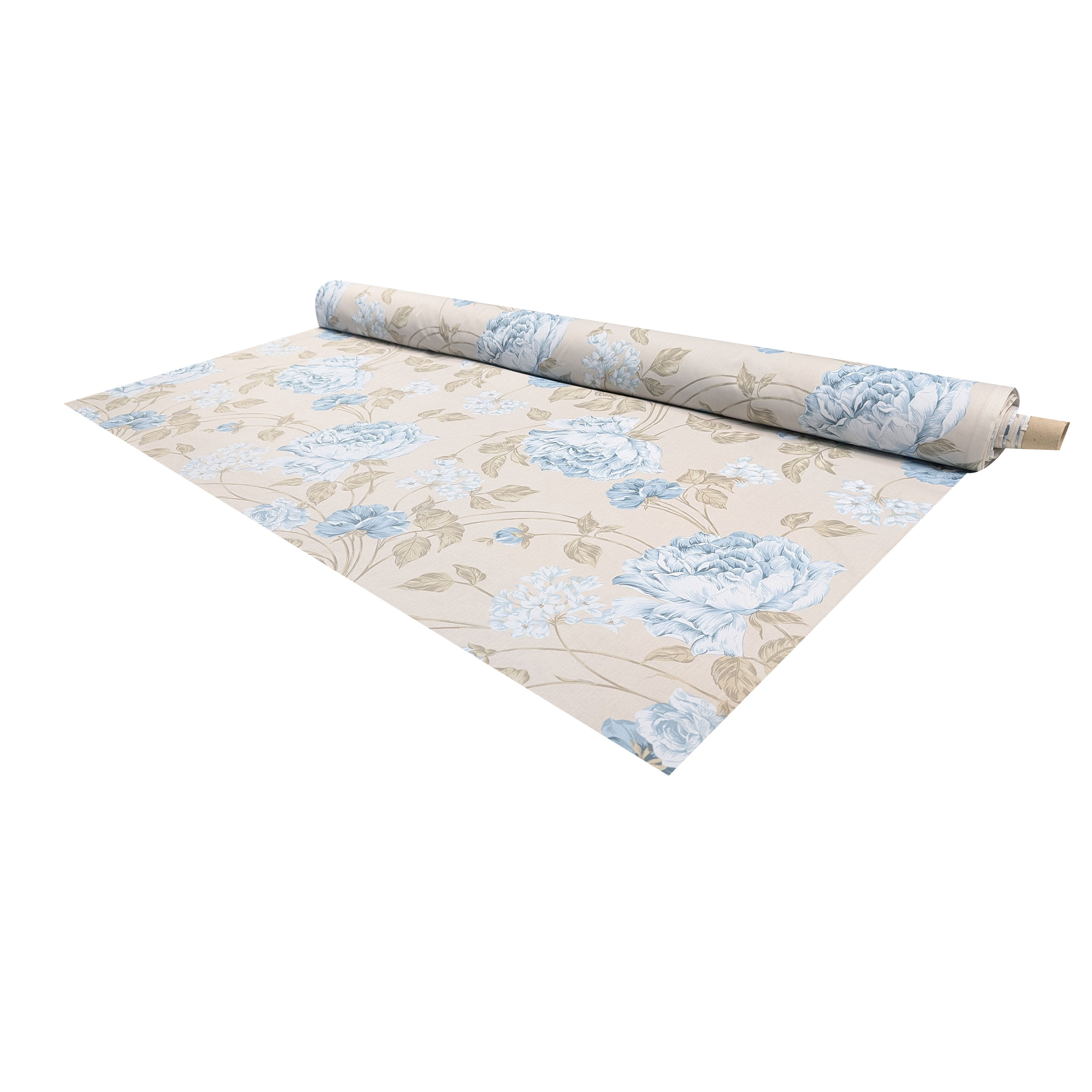 Blue Flower Cotton Sheet Image