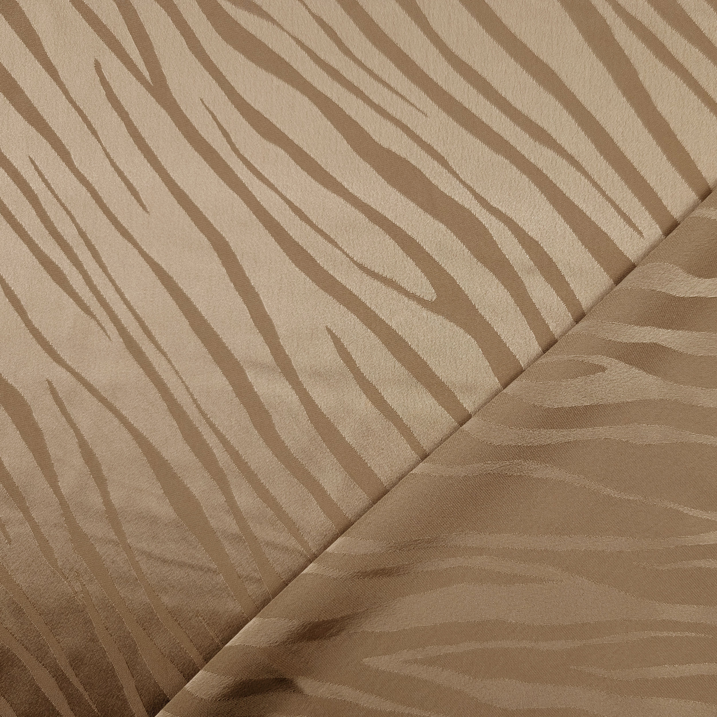 Satin Cady Viskose Seide Zebrato Beige
